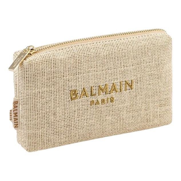 Tweed clutch bag