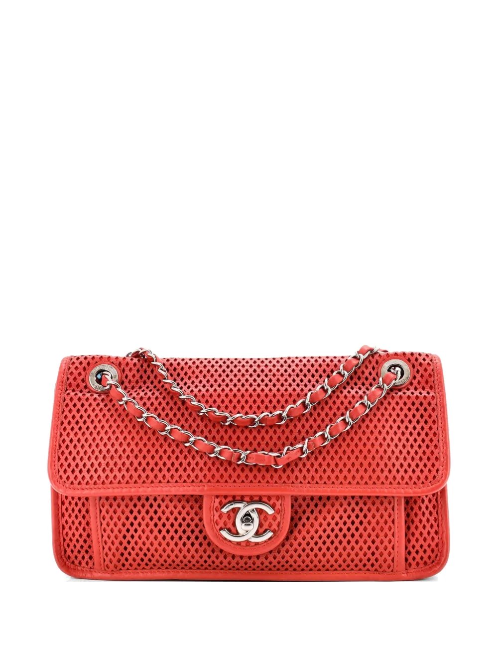 Up In The Air Flap Bag Perforated Leather Medium shoulder bag