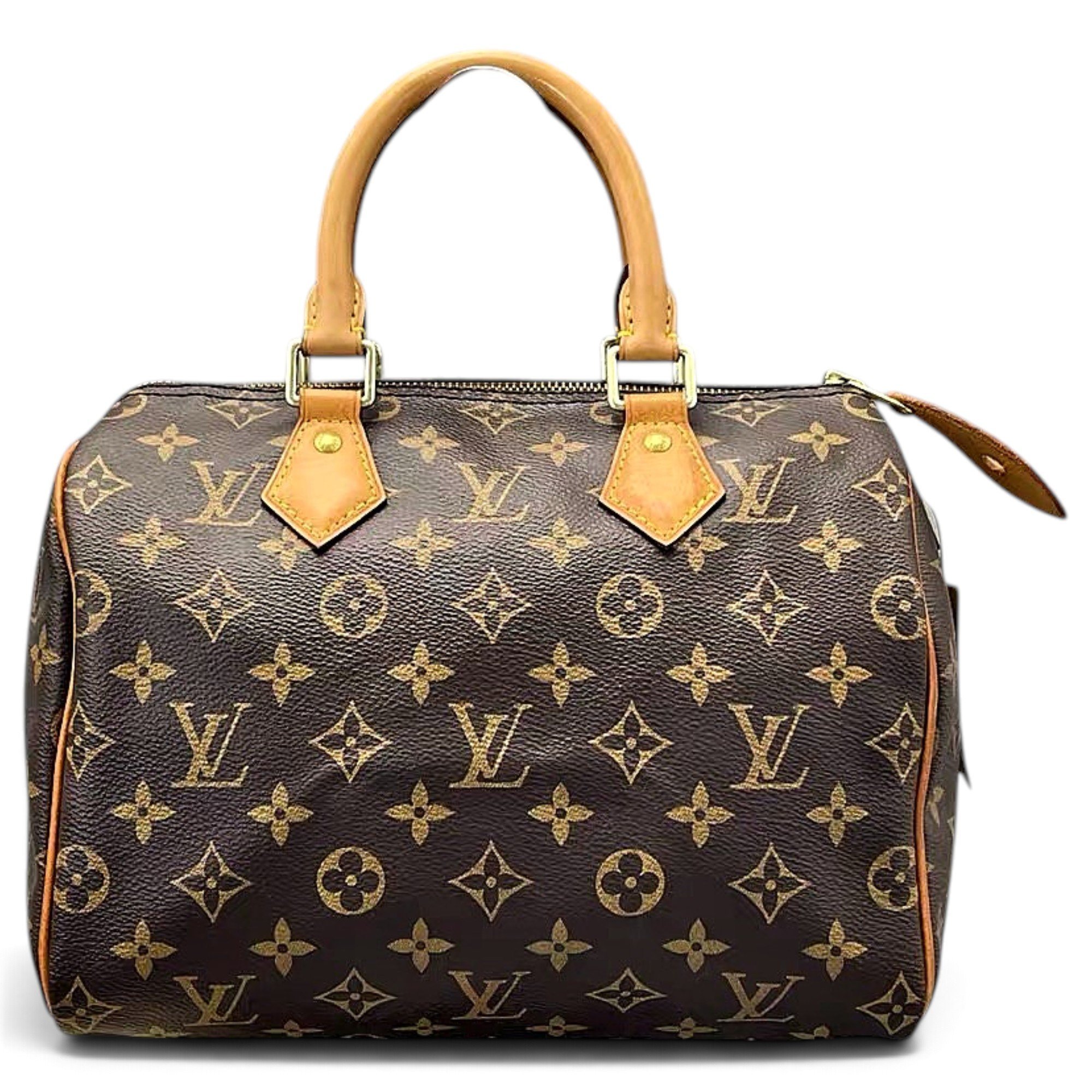 Speedy leather handbag