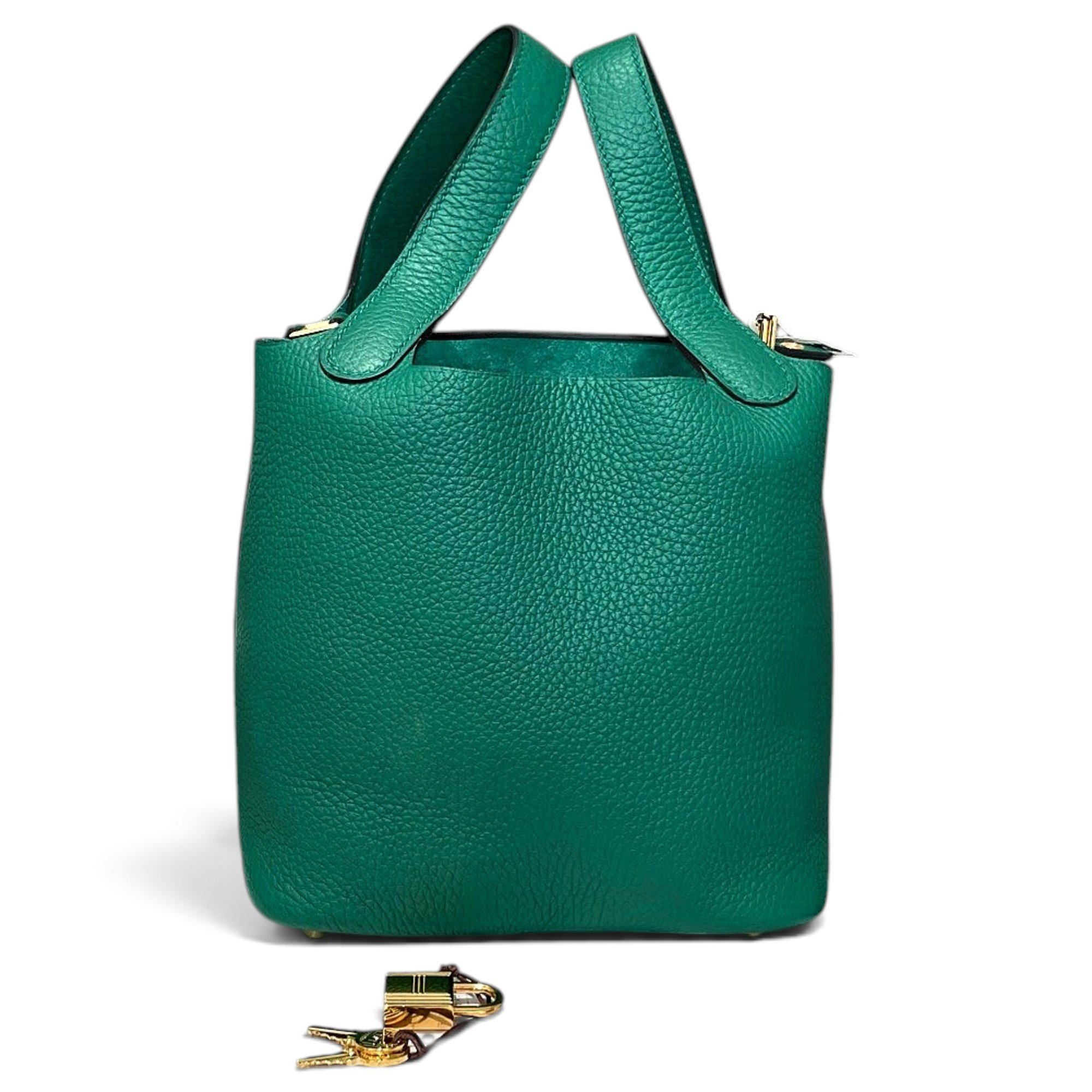 Picotin leather handbag