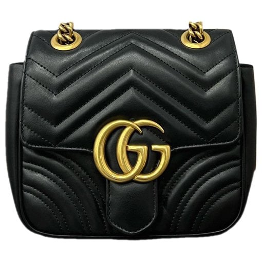 GG Marmont Flap leather crossbody bag