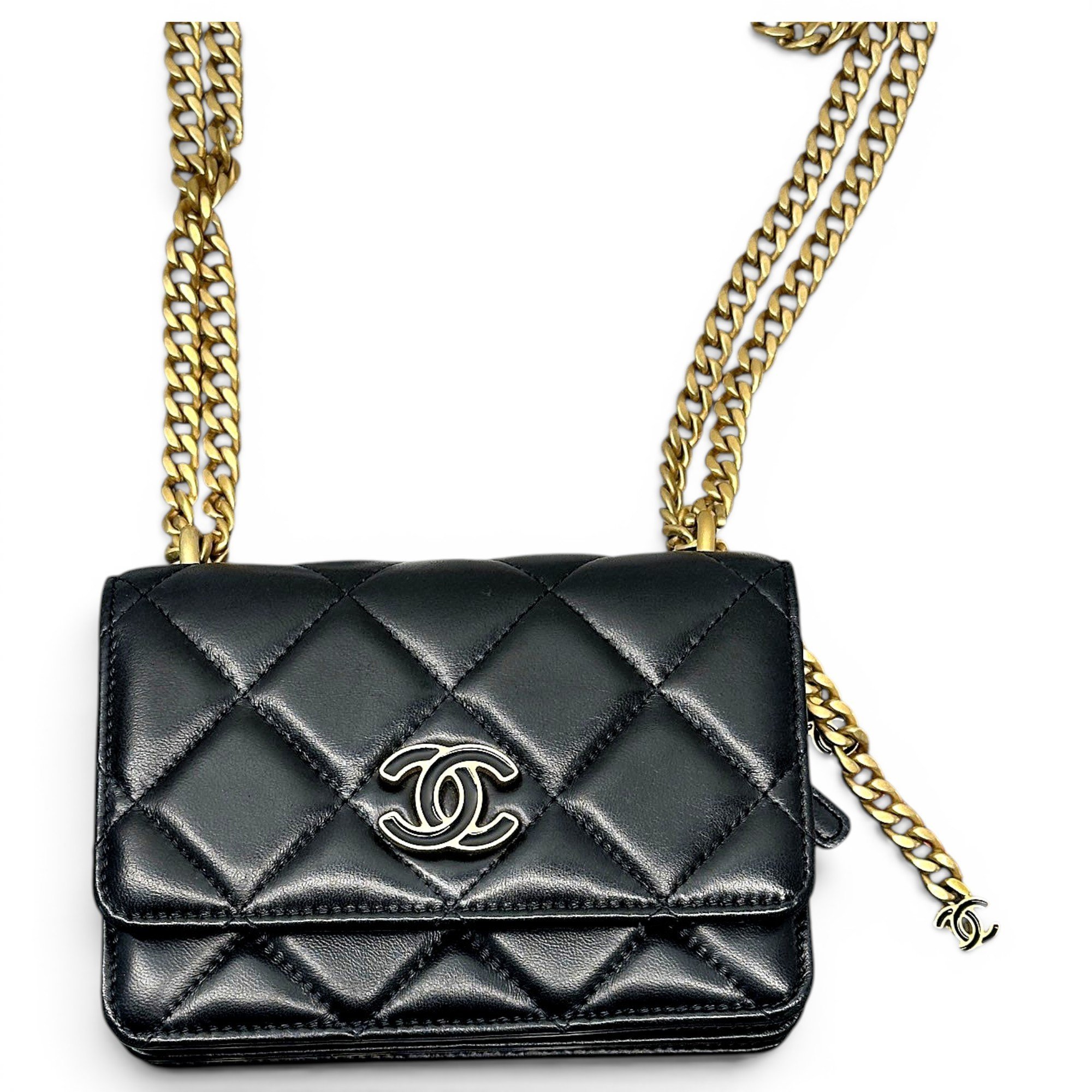 Wallet On Chain 2.55 leather crossbody bag