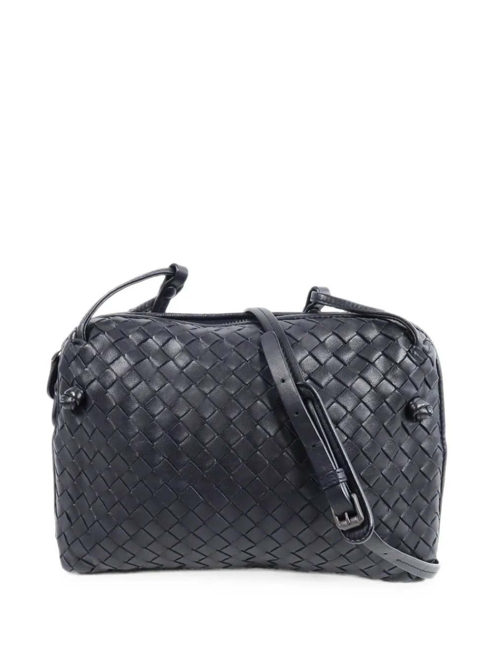 Intrecciato leather shoulder bag