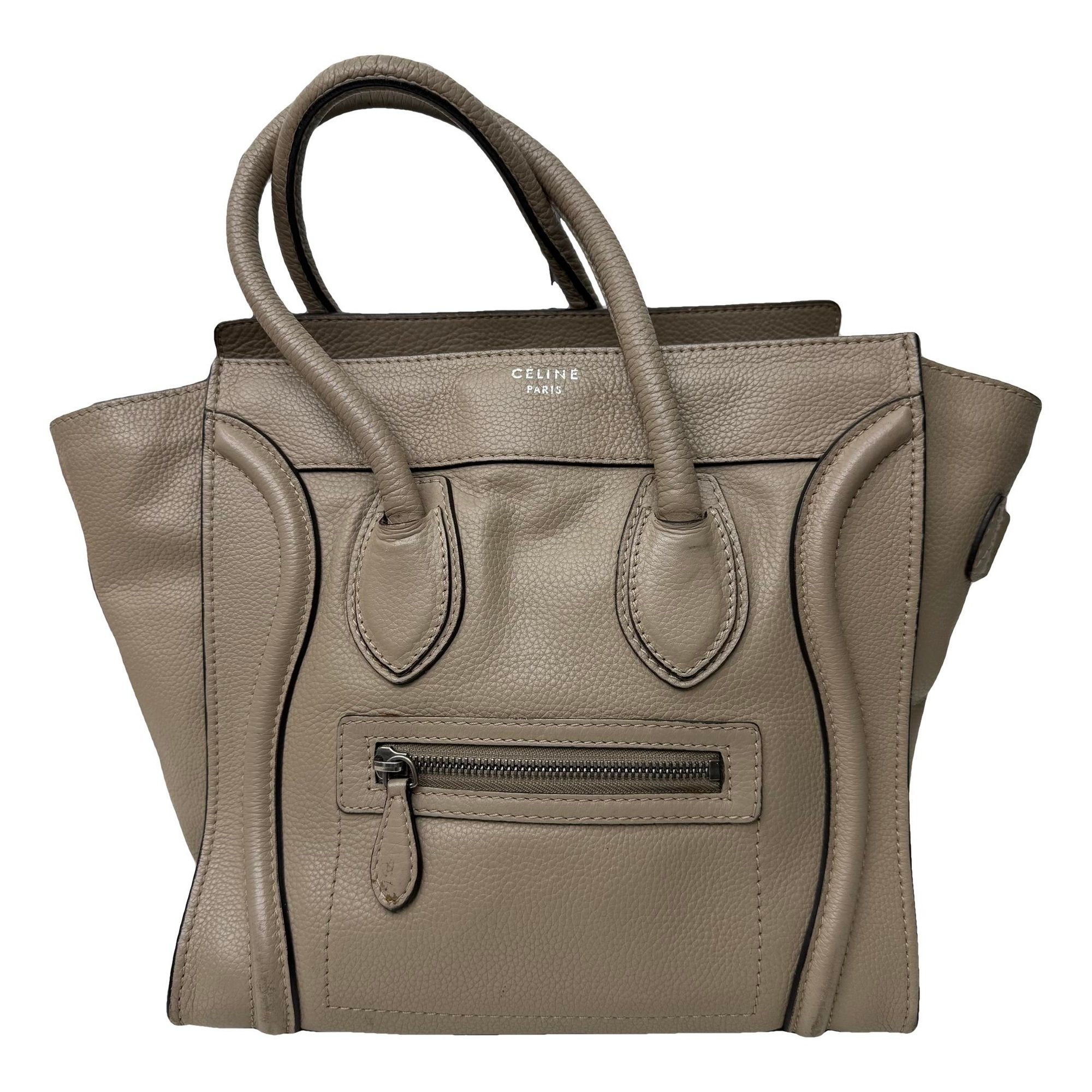 Luggage leather handbag