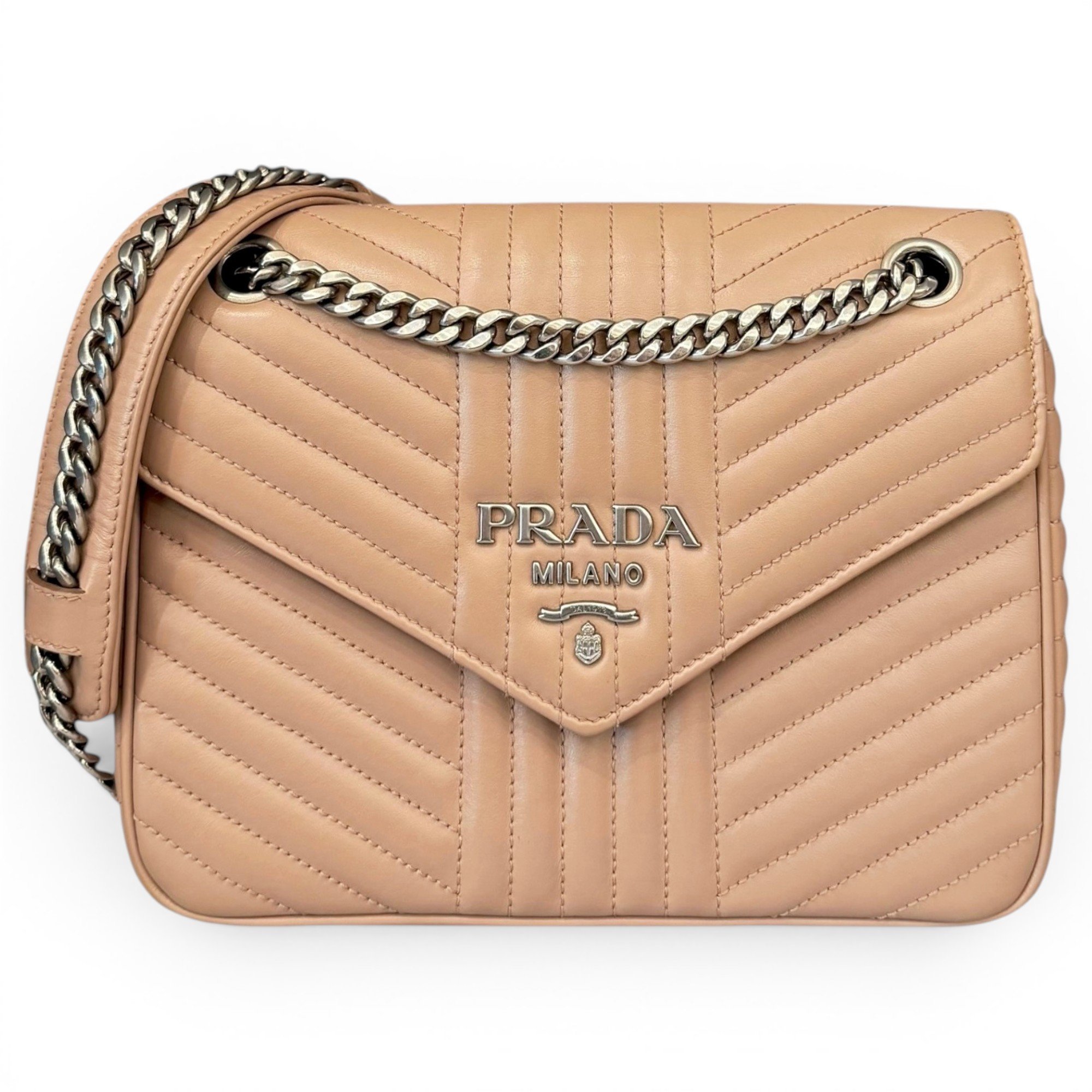 Prada Pony-style calfskin handbag