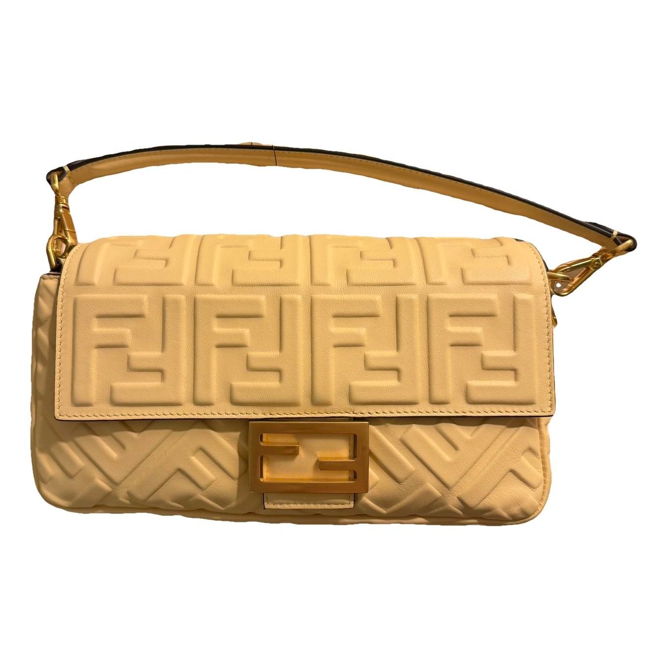 Baguette leather handbag