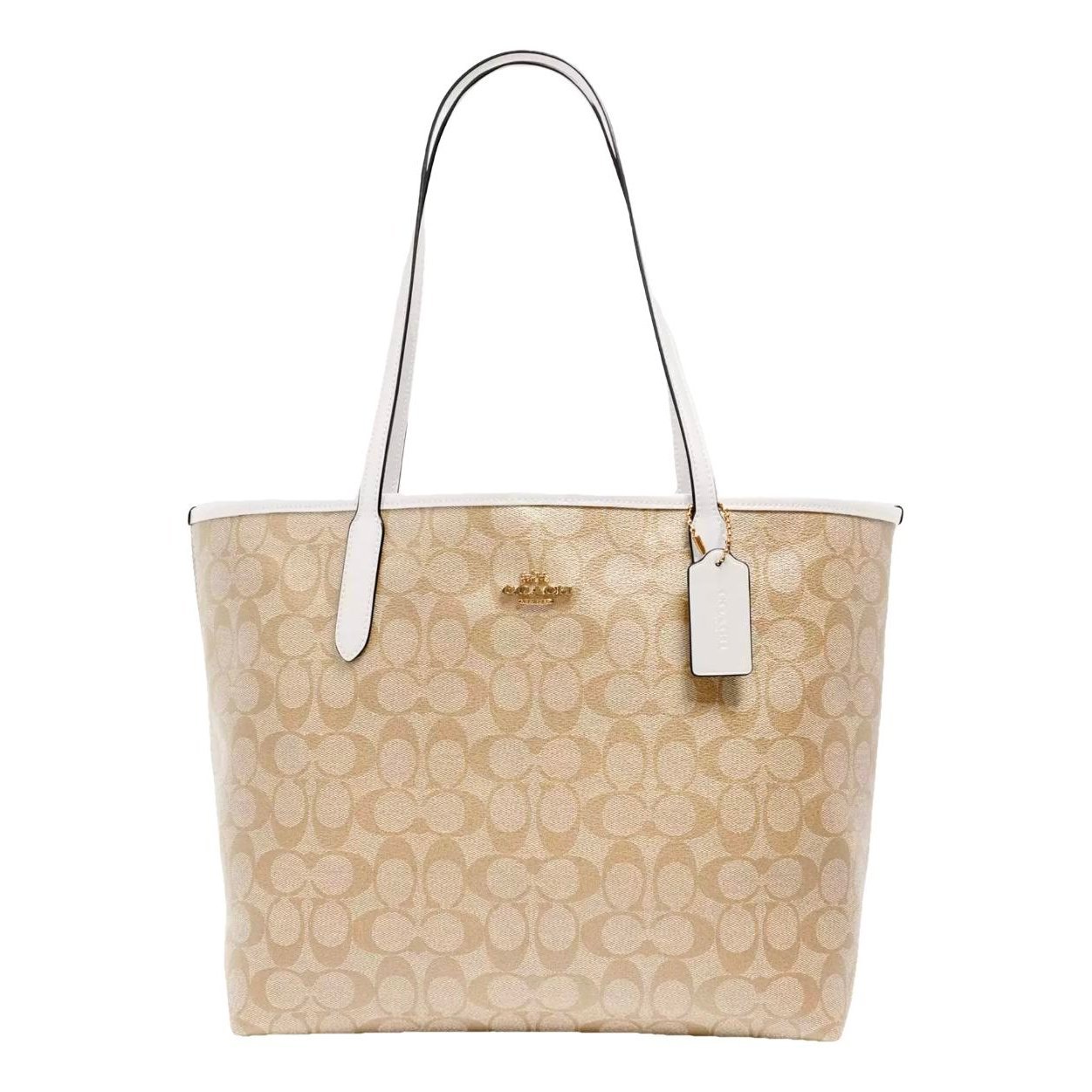 Leather tote
