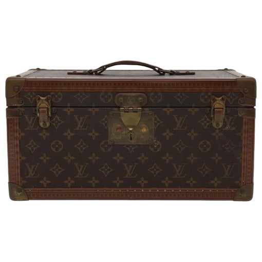 Vanity leather handbag