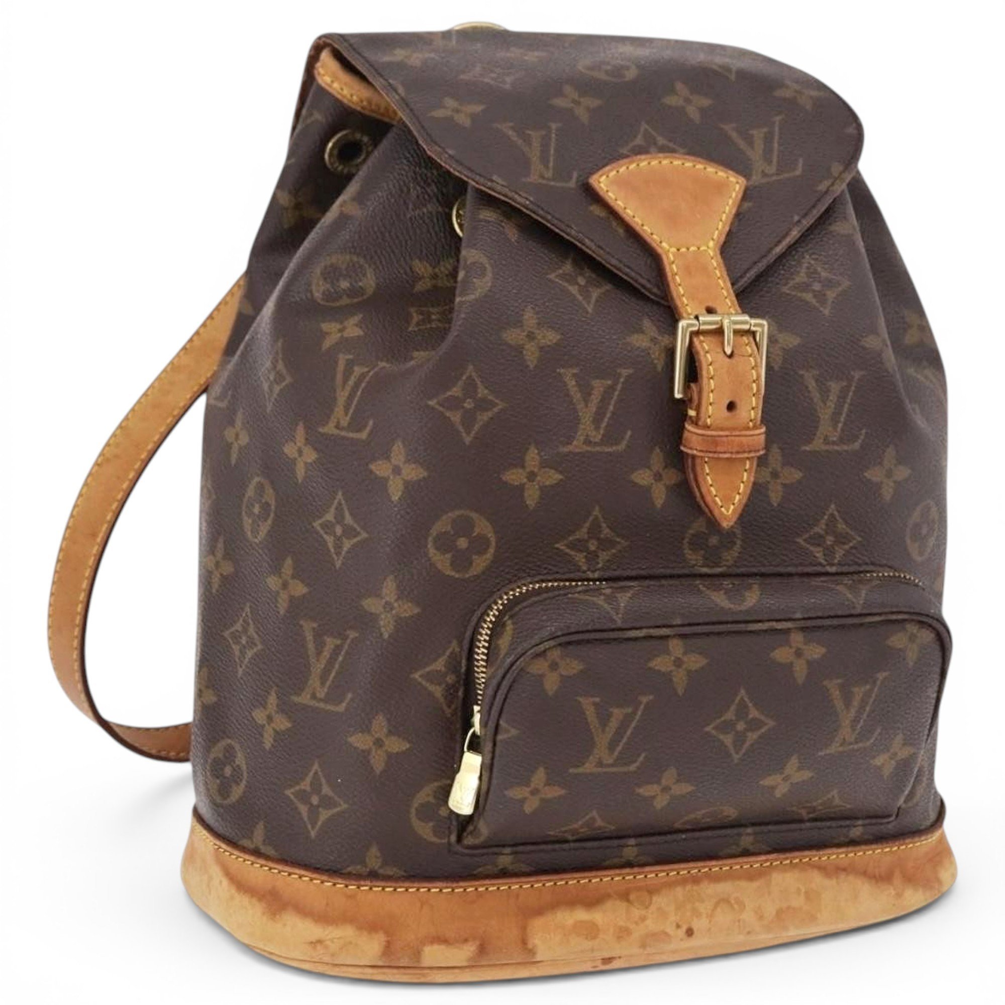 Montsouris leather backpack