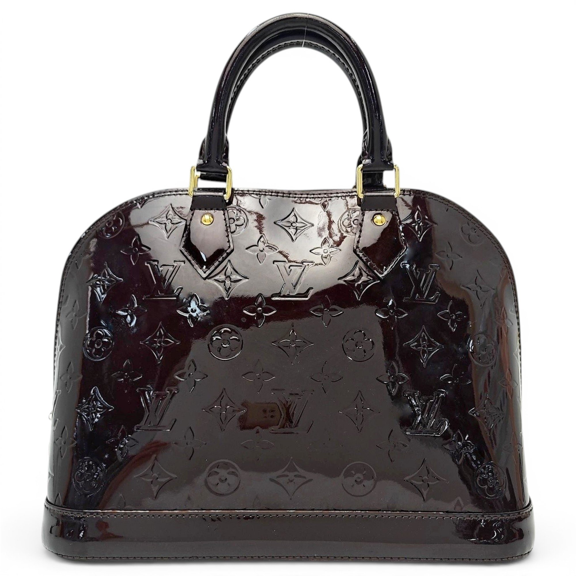 Alma patent leather handbag