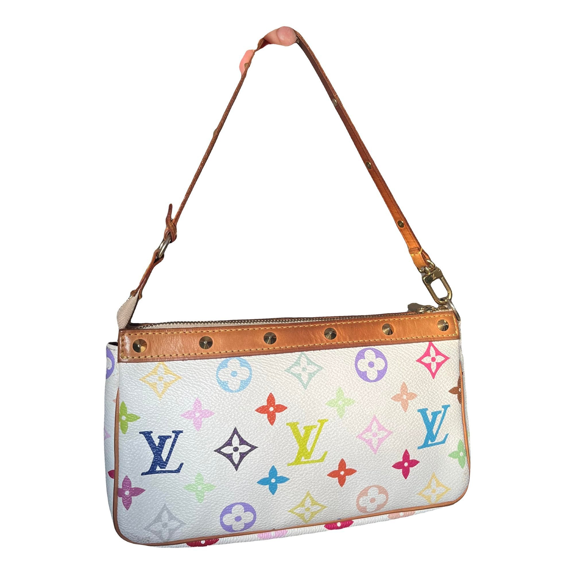 Pochette Accessoire leather handbag
