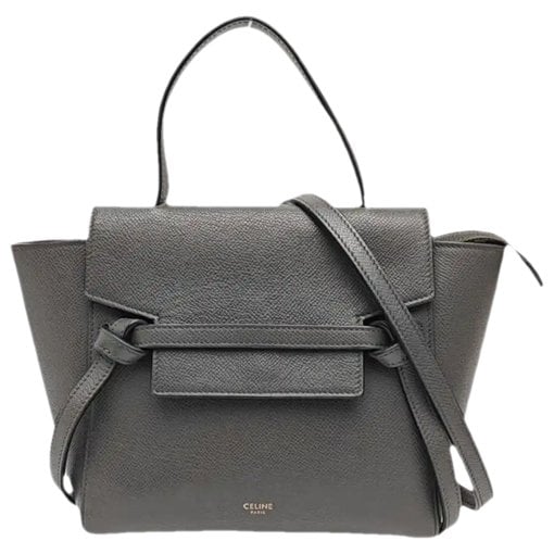 Belt leather handbag