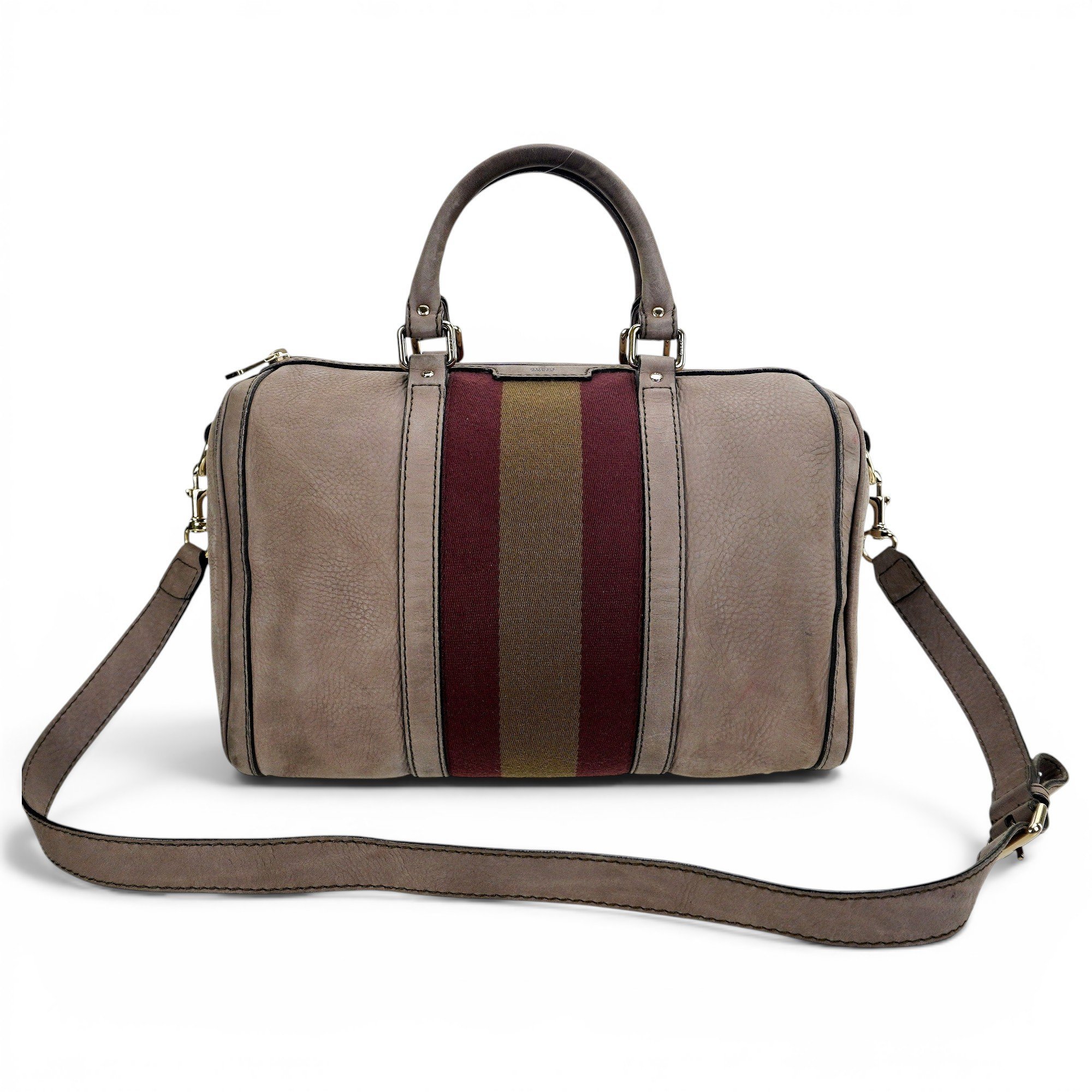 Ophidia Boston leather crossbody bag