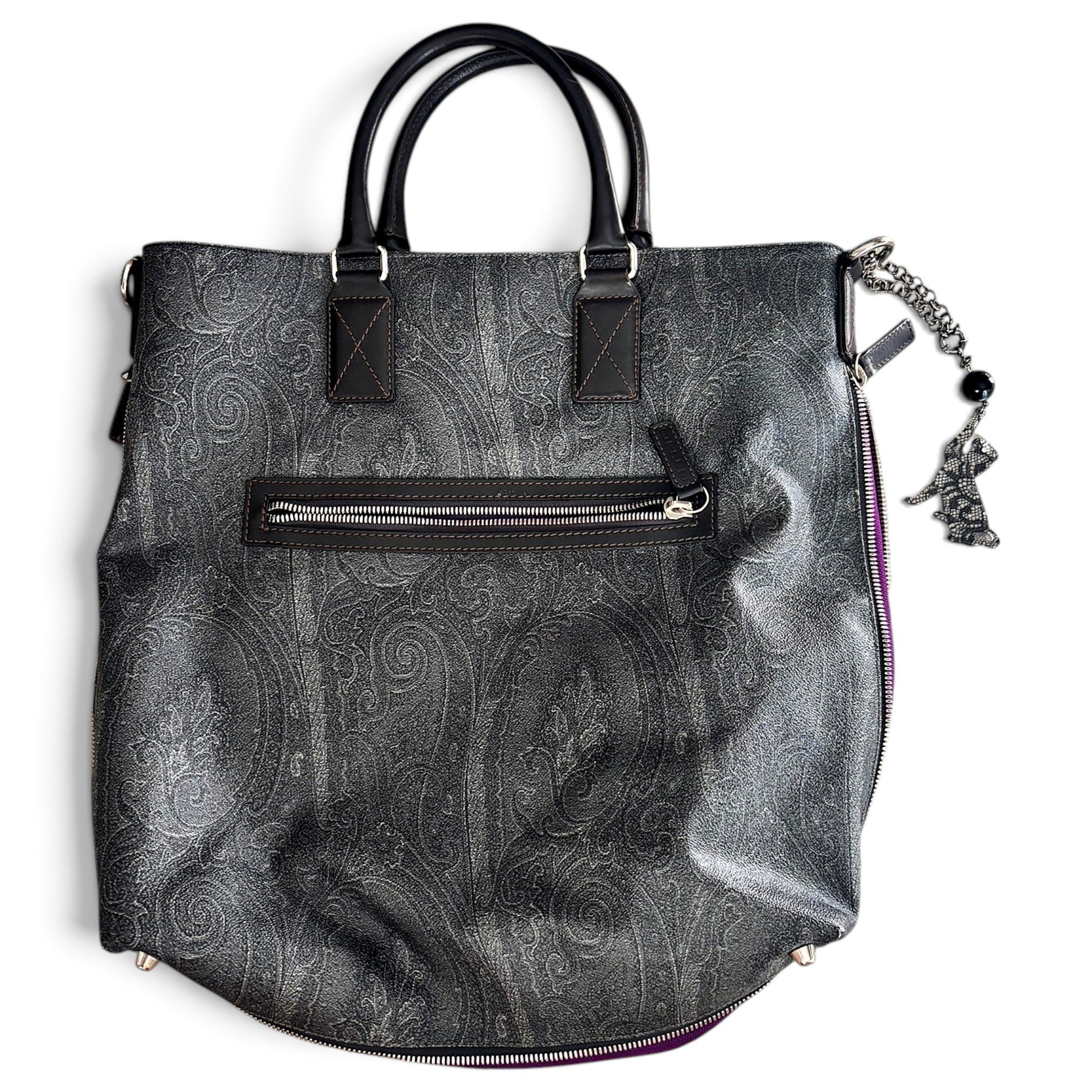 Leather tote