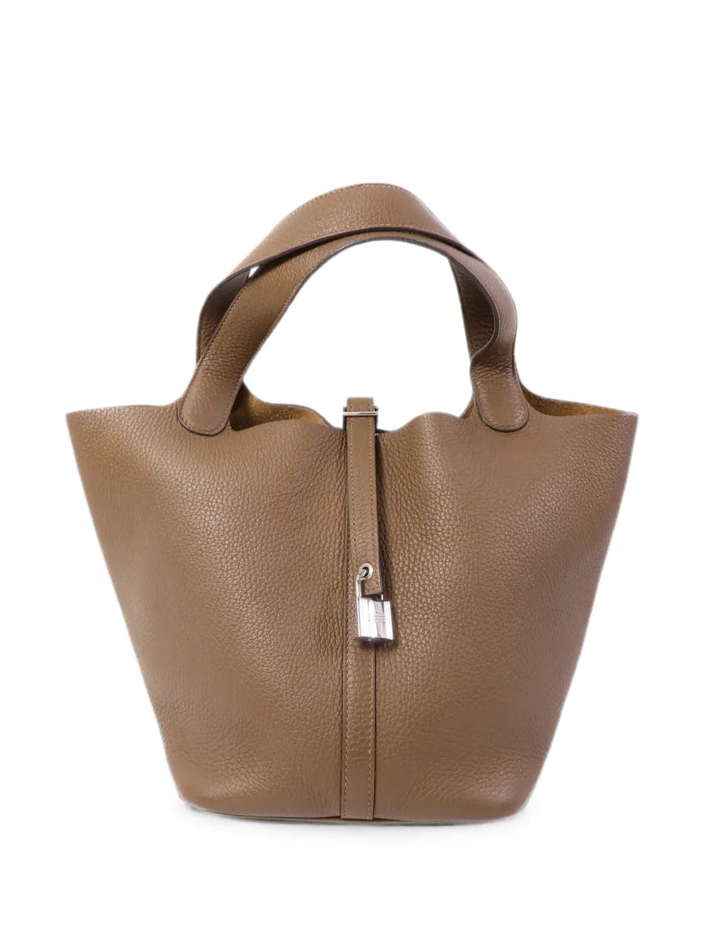 2022 MM Picotin Clemence-leather tote bag