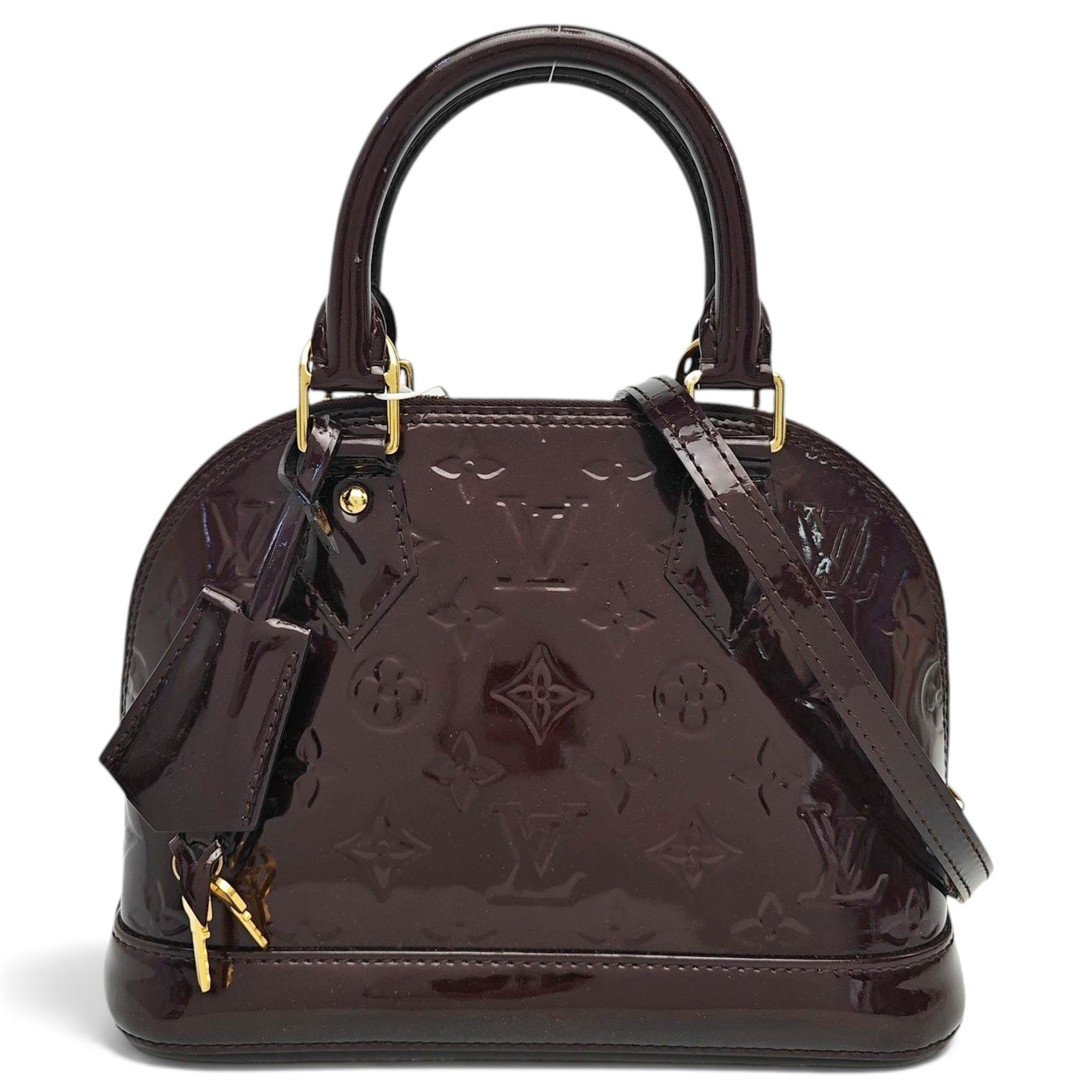 Alma patent leather handbag
