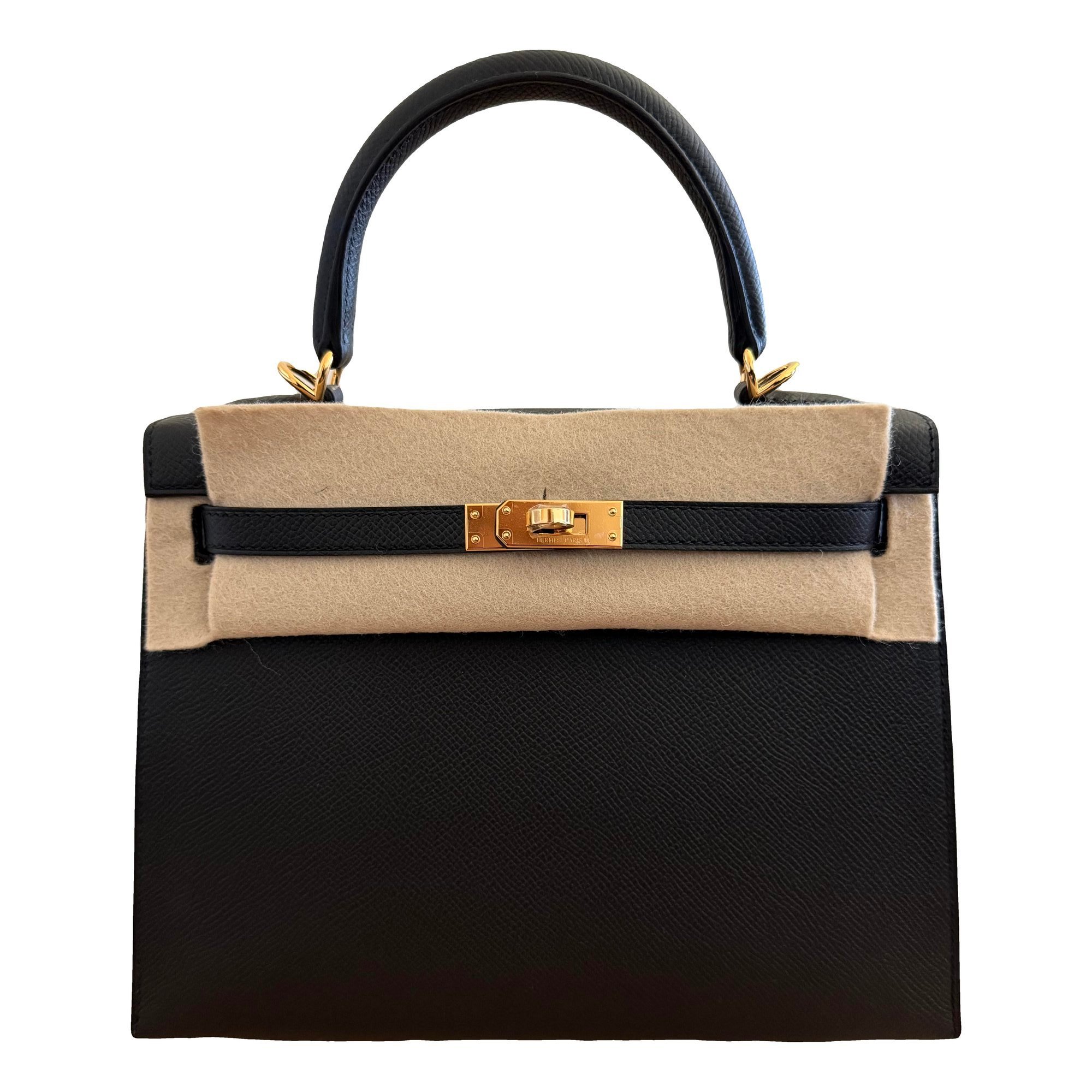 Kelly 25 leather handbag