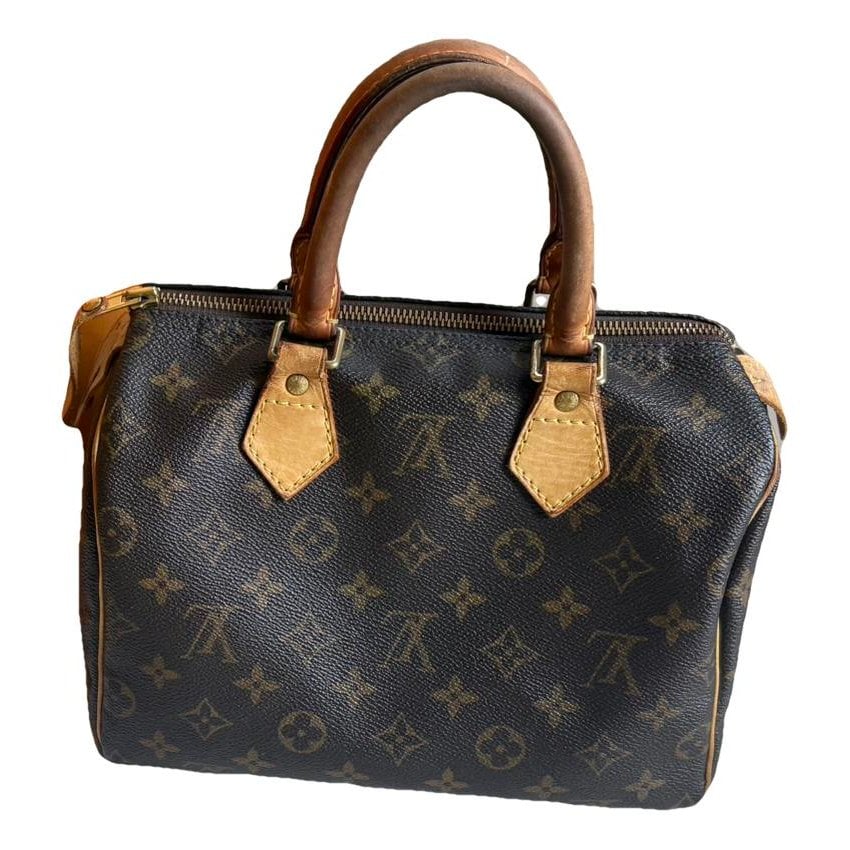 Speedy leather handbag
