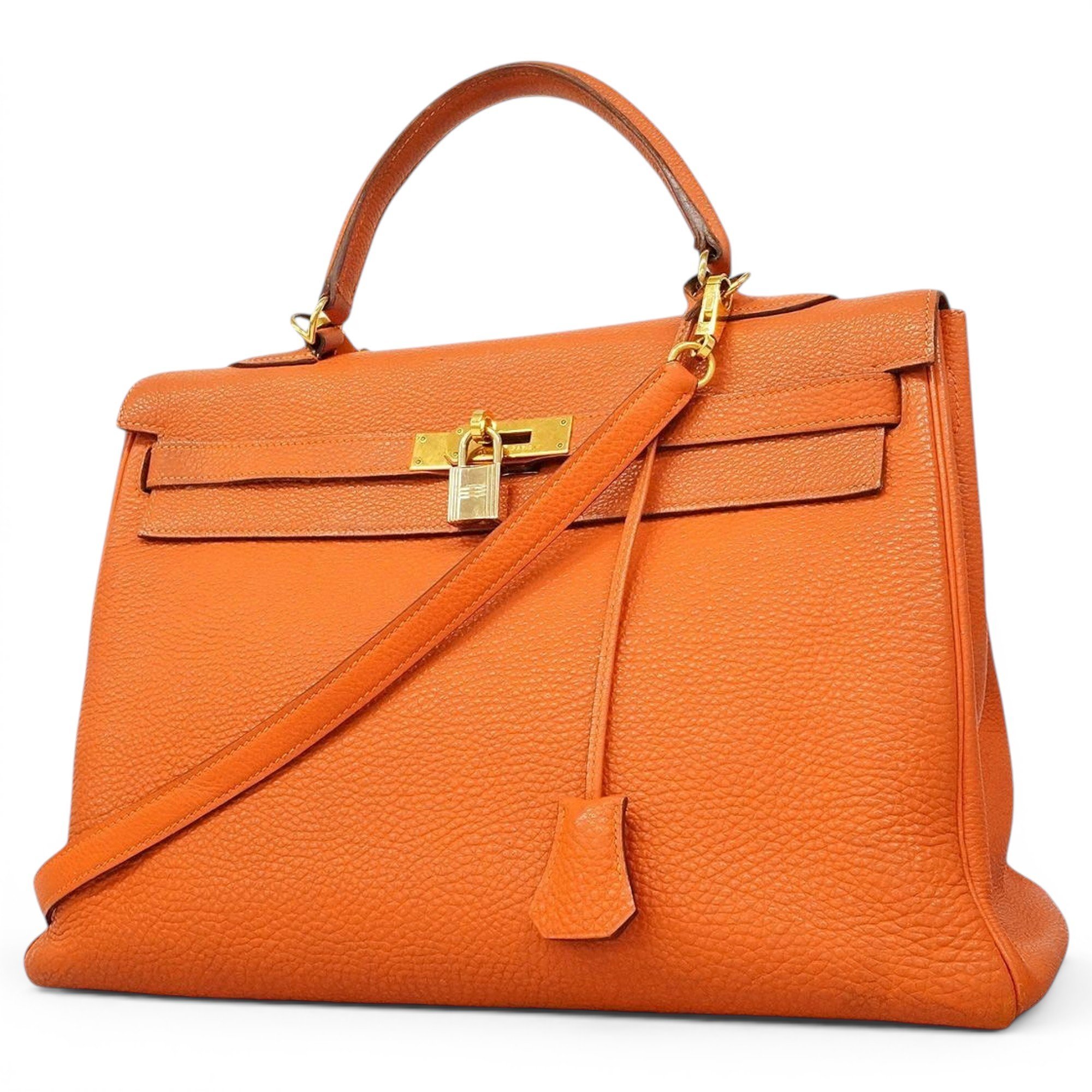 Kelly 35 leather handbag