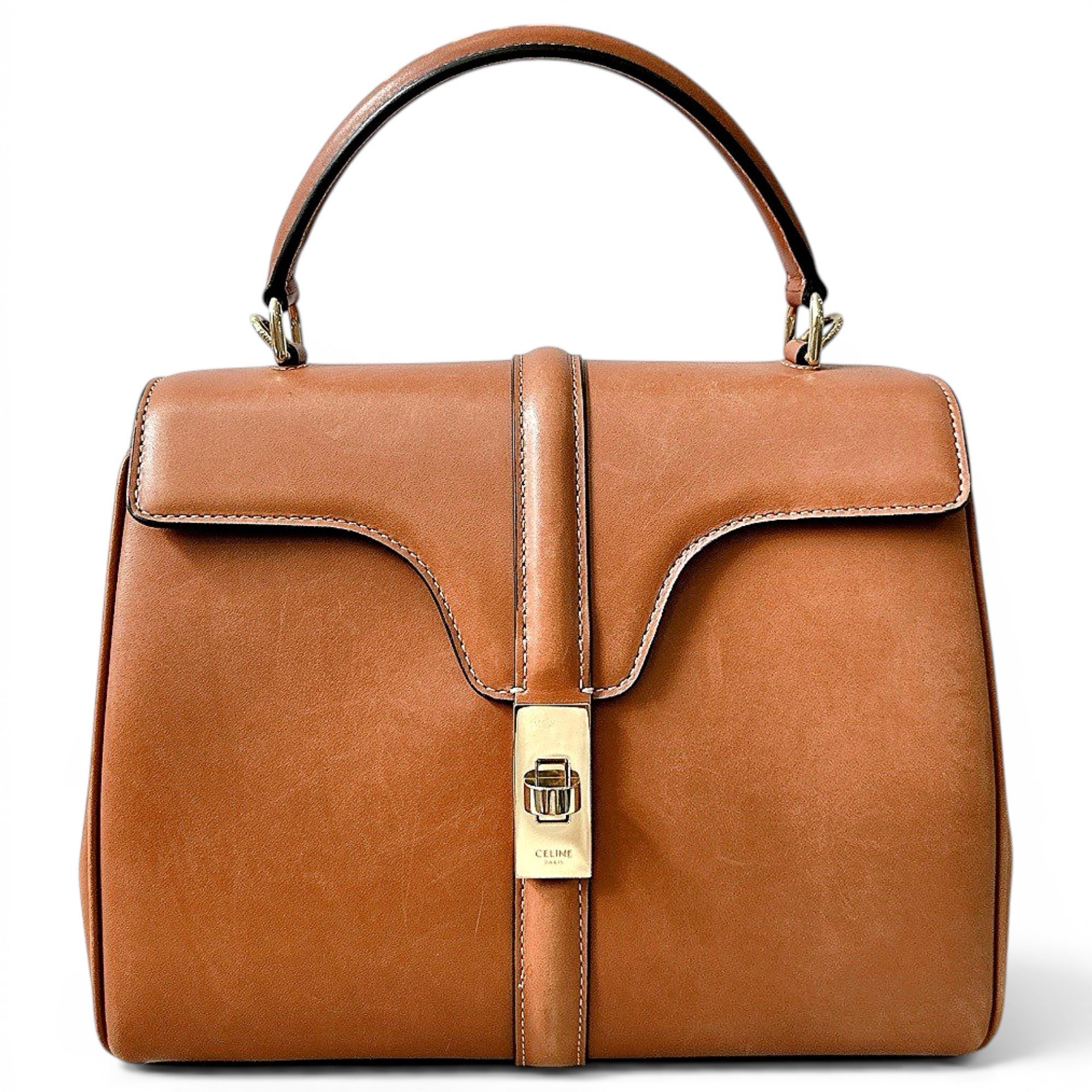 Sac 16 leather handbag