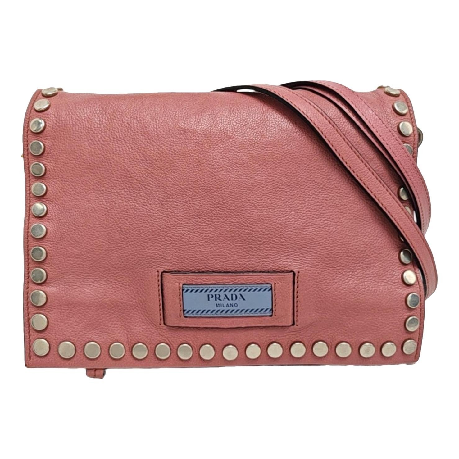 Etiquette leather handbag