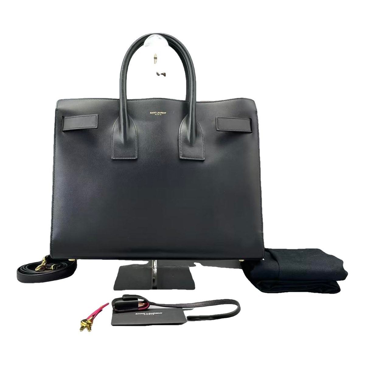Saint Laurent Sac de Jour leather handbag