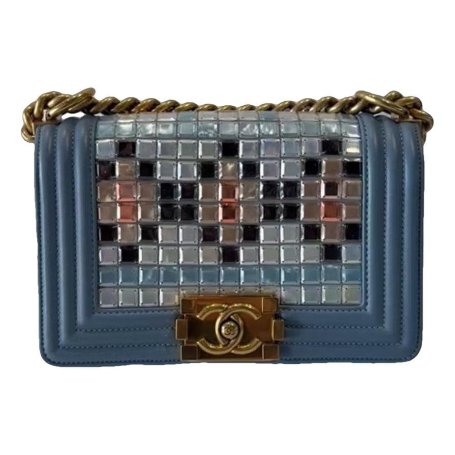 Boy leather crossbody bag