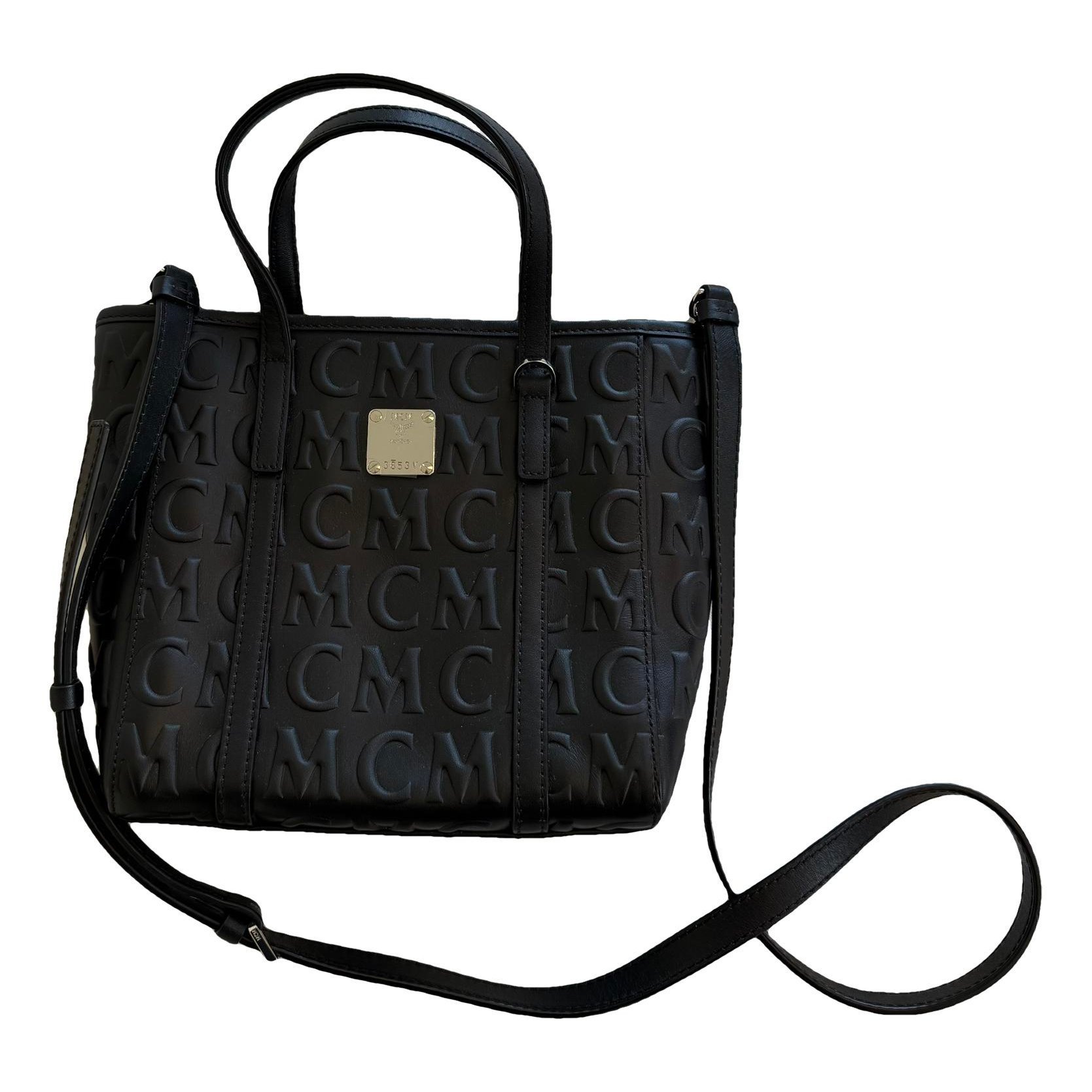 Leather tote