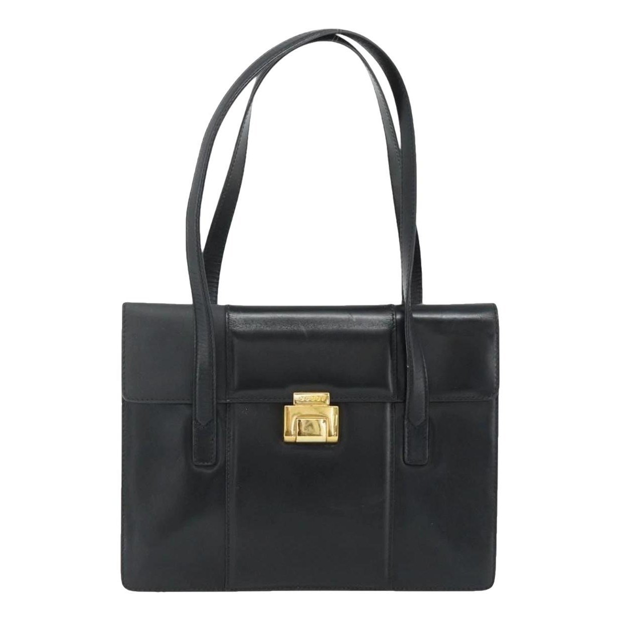 Leather tote
