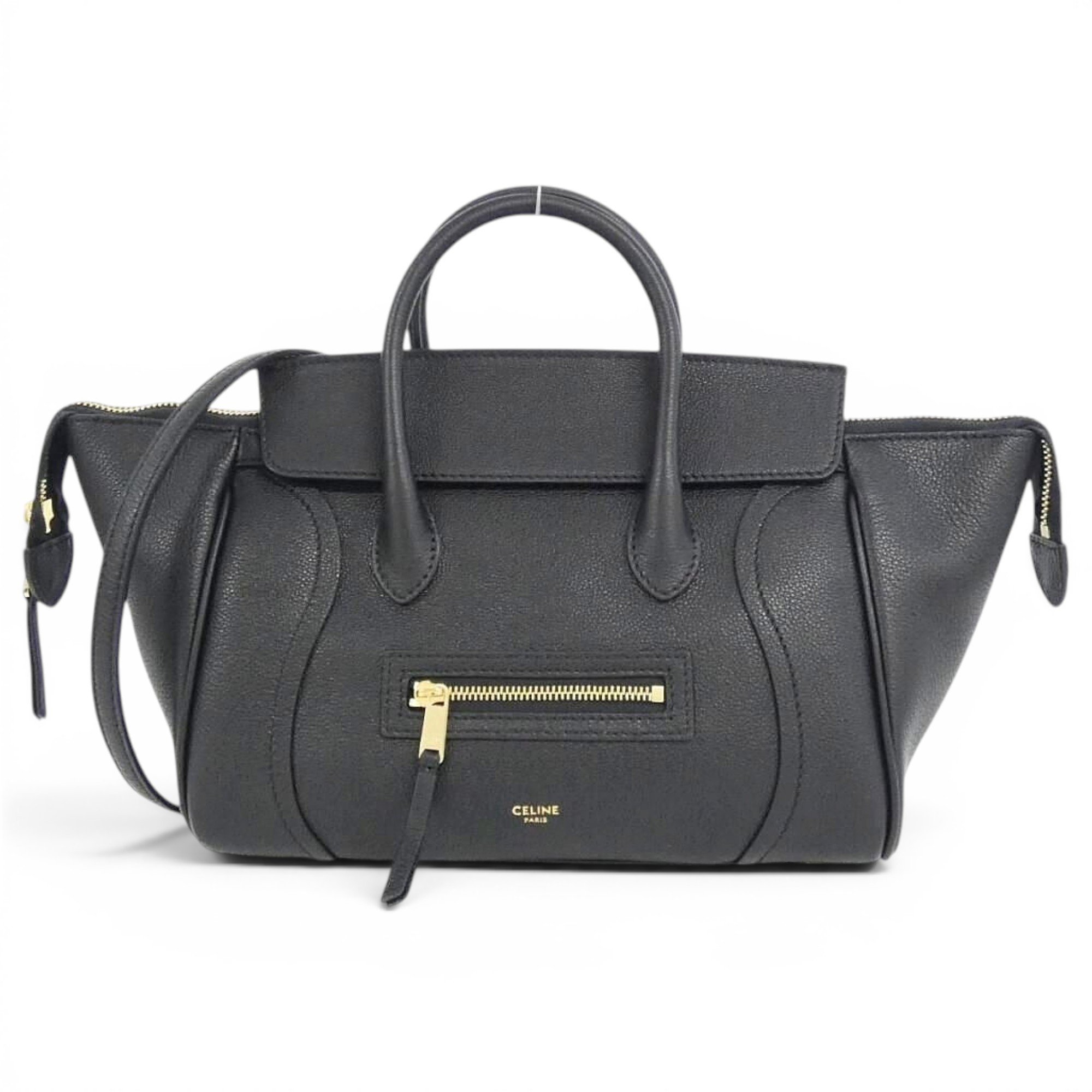 Leather travel bag