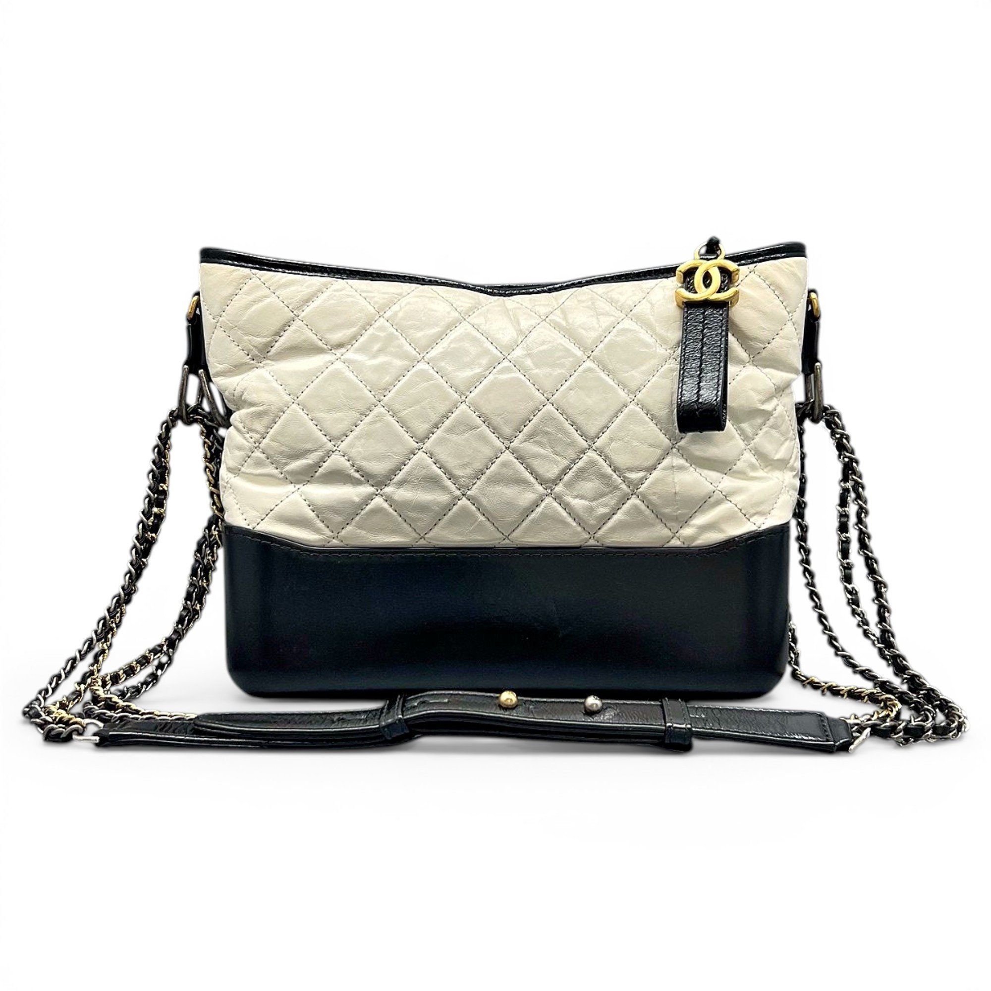 Wallet On Chain Gabrielle leather handbag
