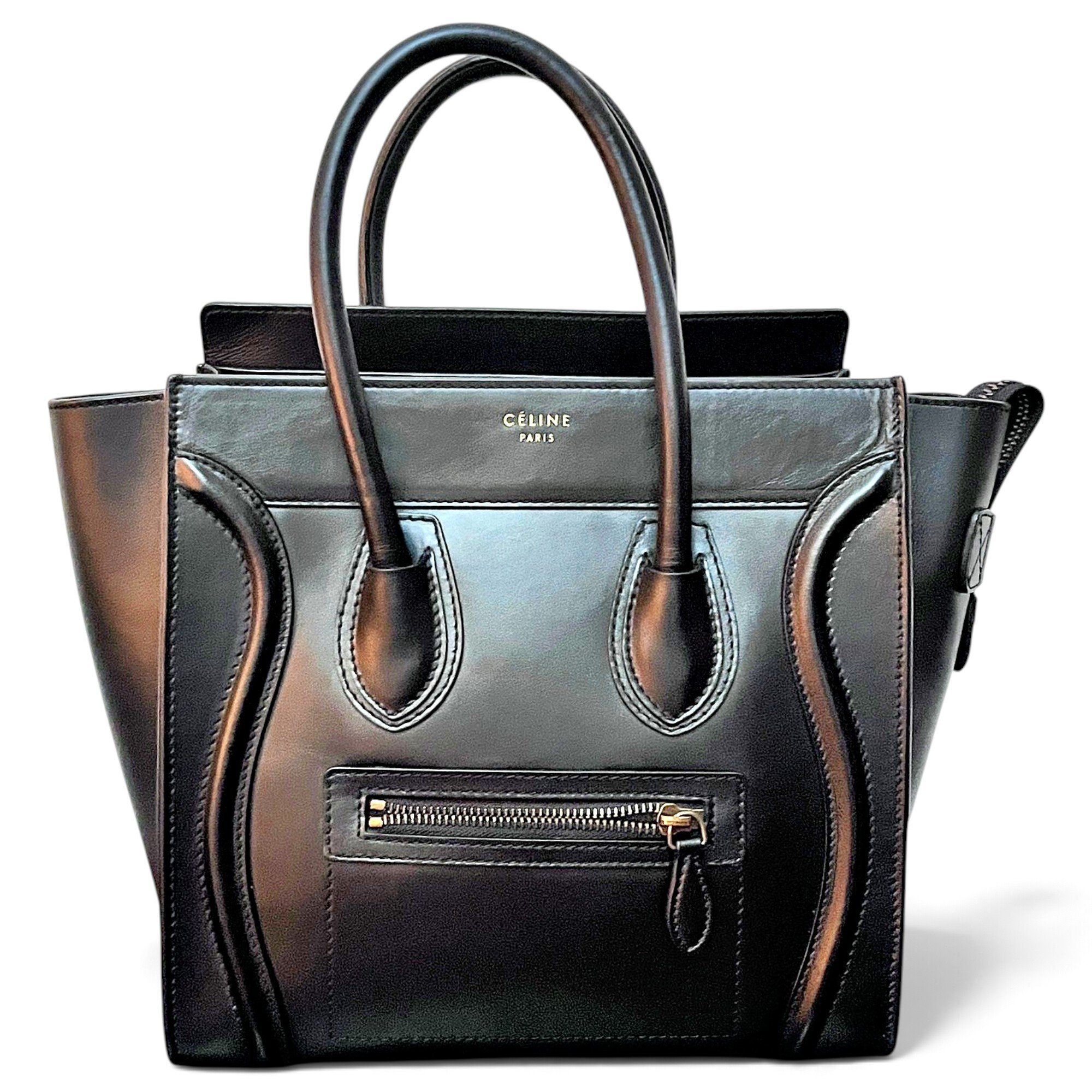 Luggage leather handbag