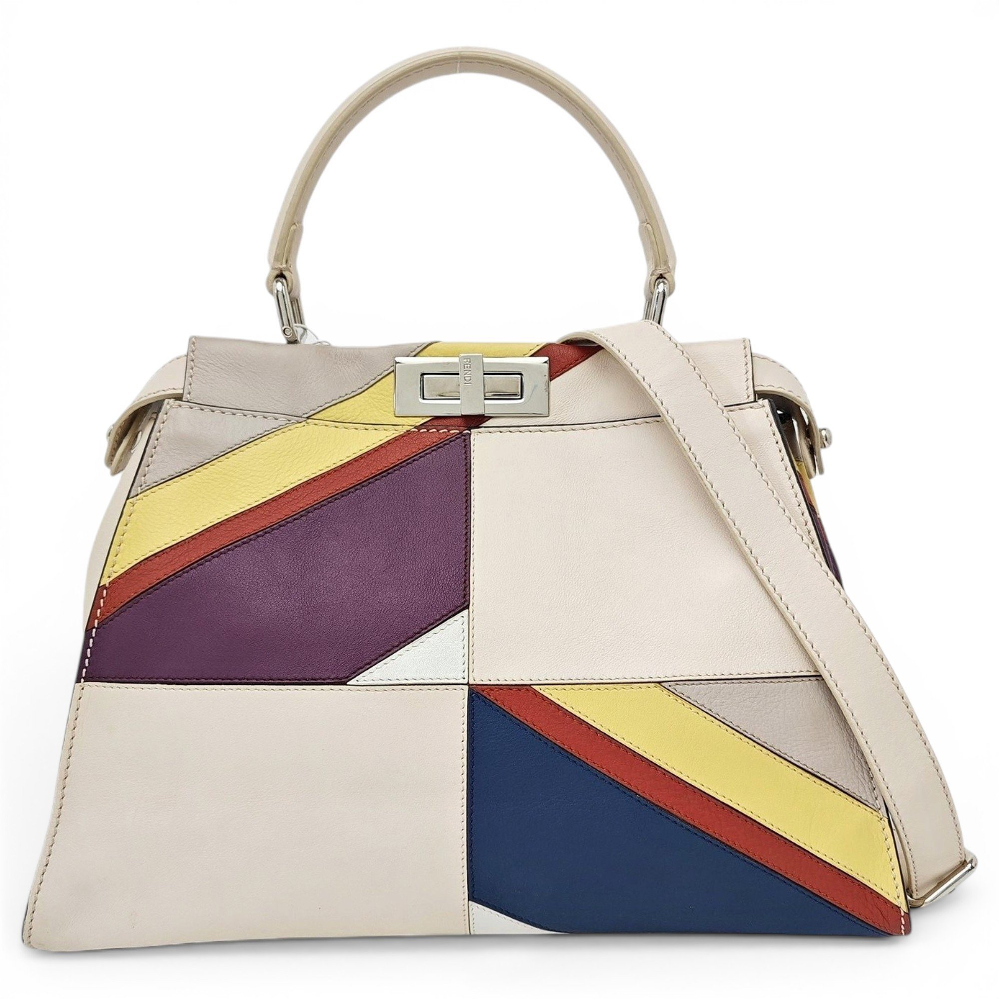 Peekaboo leather handbag
