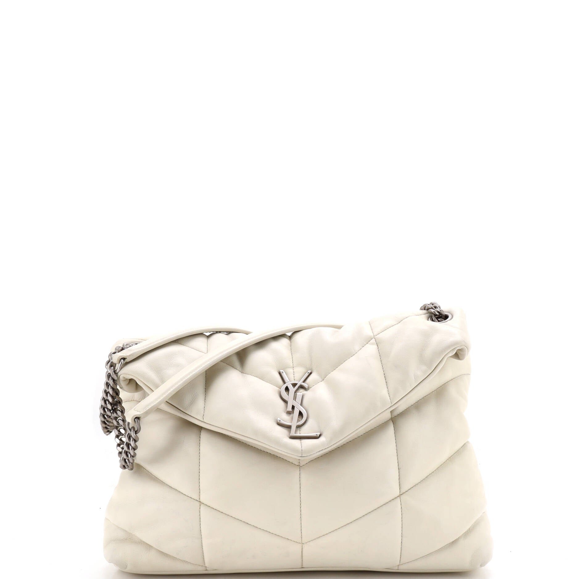 Loulou Puffer Shoulder Bag Quilted Leather Medium