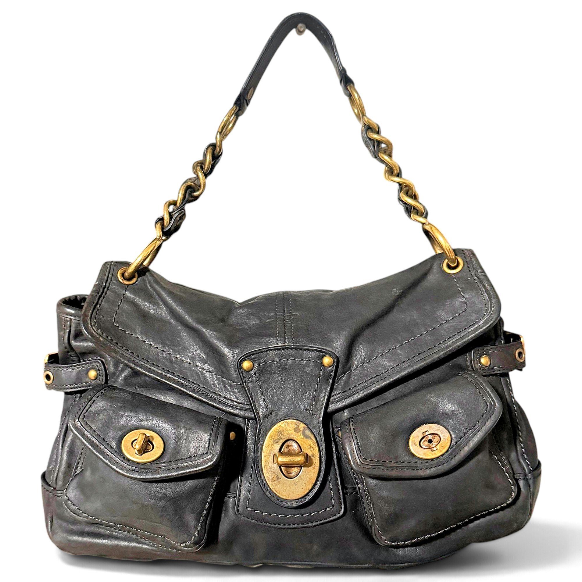 Leather handbag