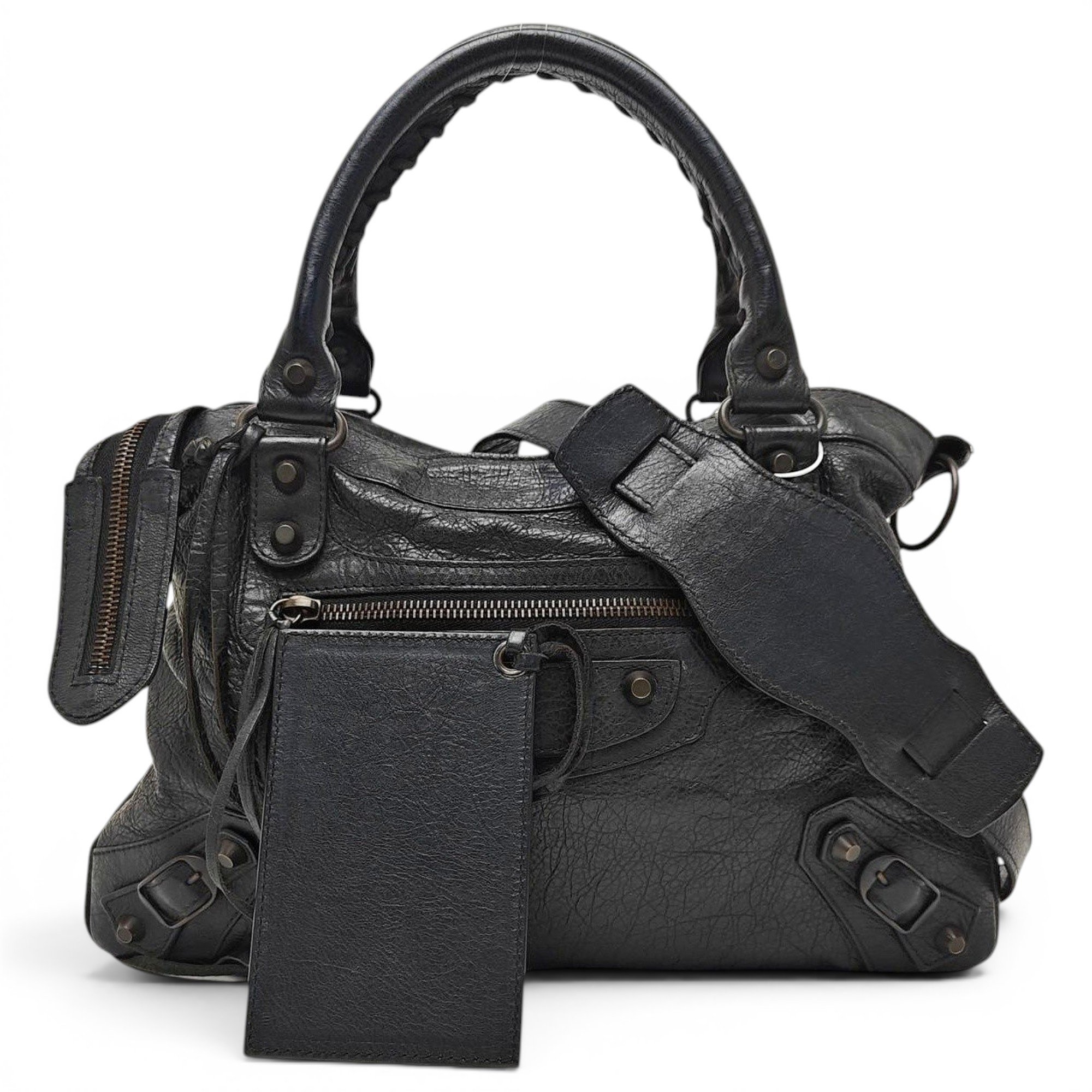 Leather handbag