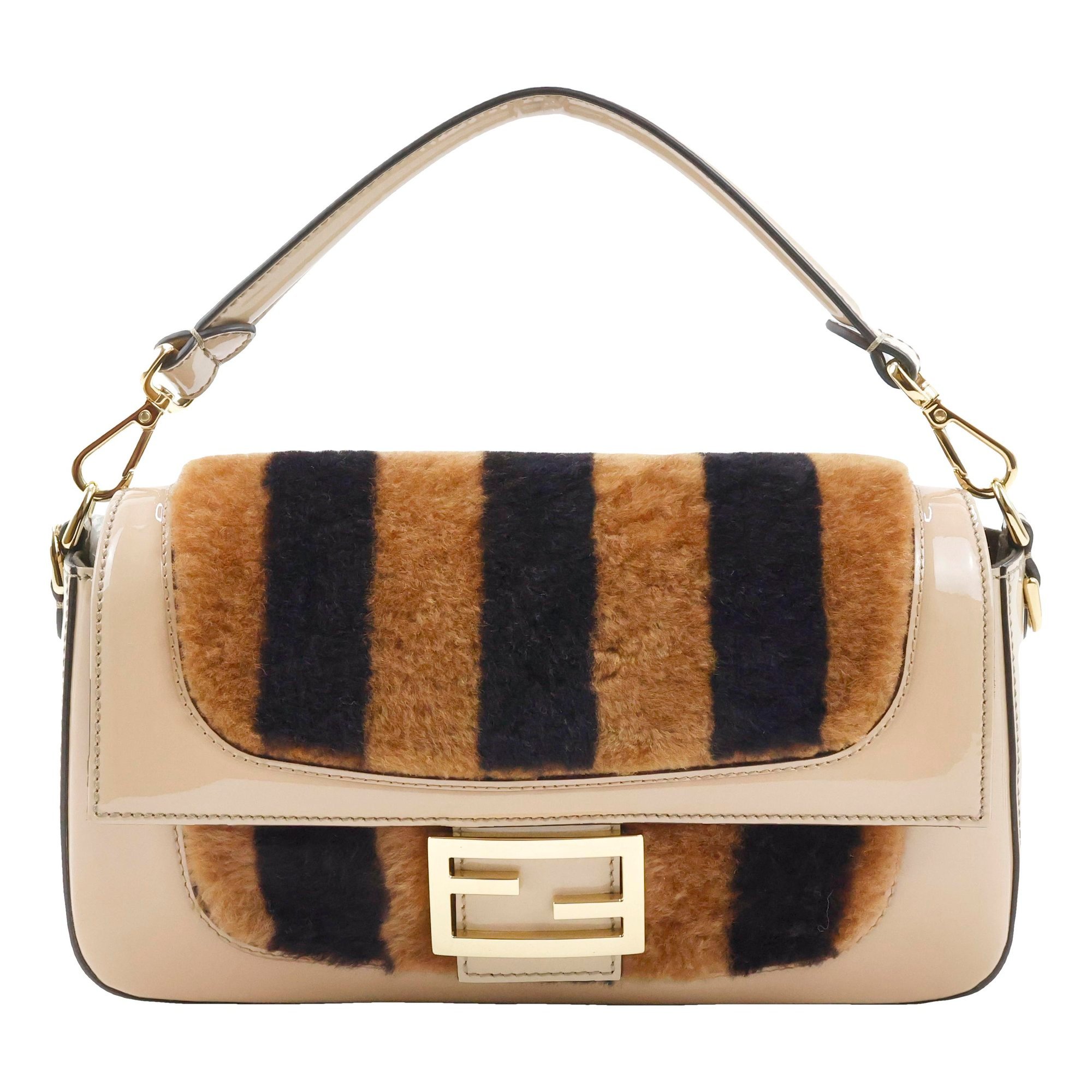 Baguette leather handbag