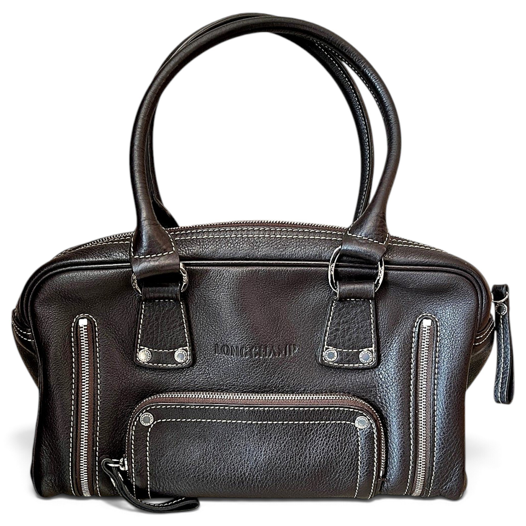 Leather handbag