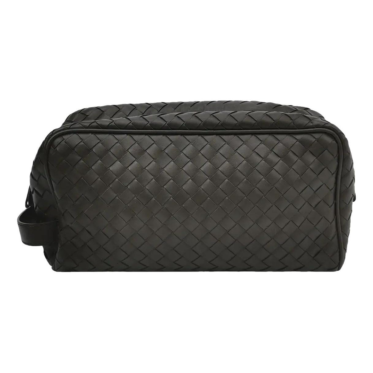 Leather clutch bag