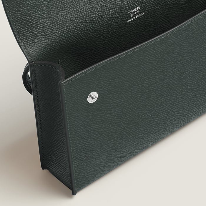 Vert Mangrove Hermèsnap Wallet