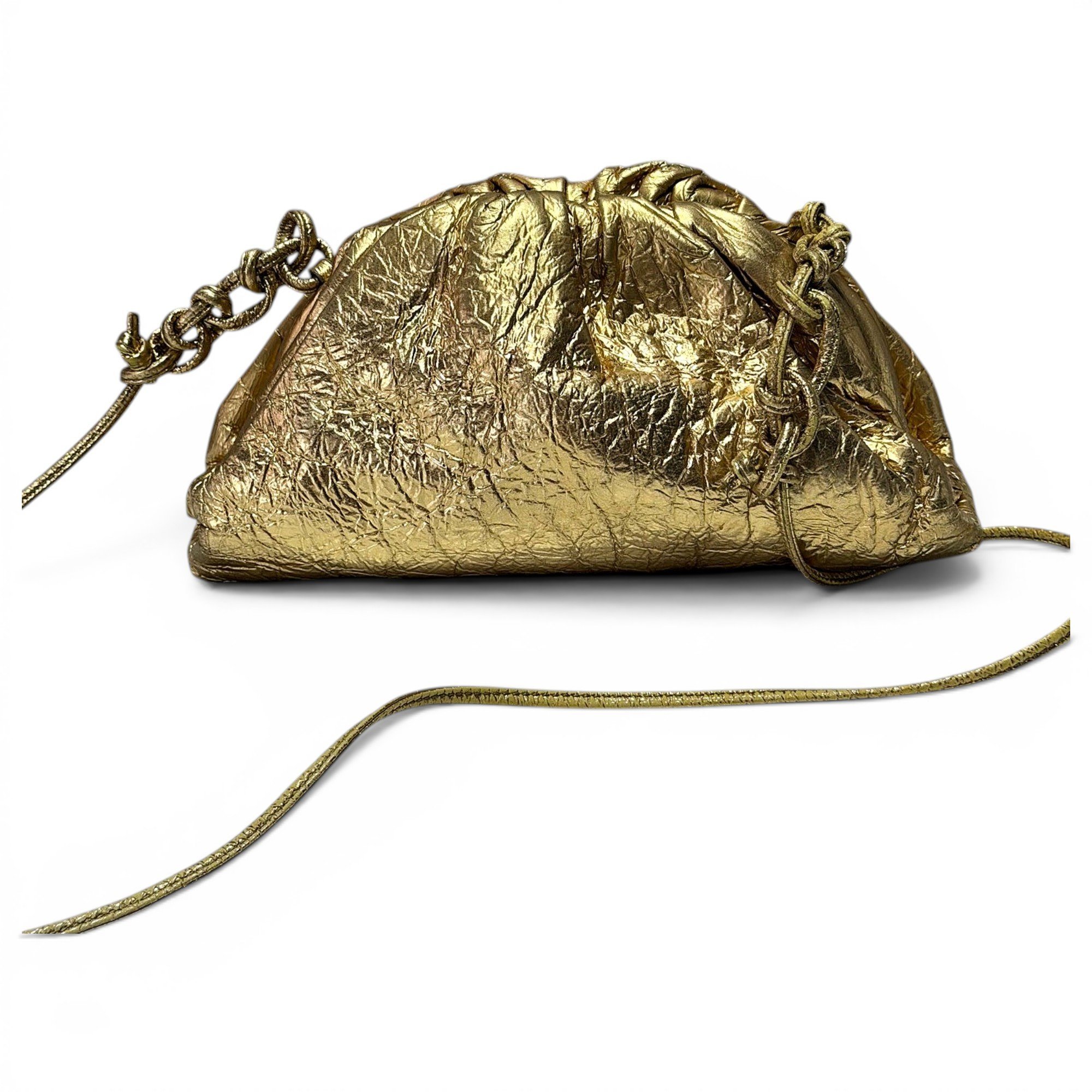 Pouch leather crossbody bag