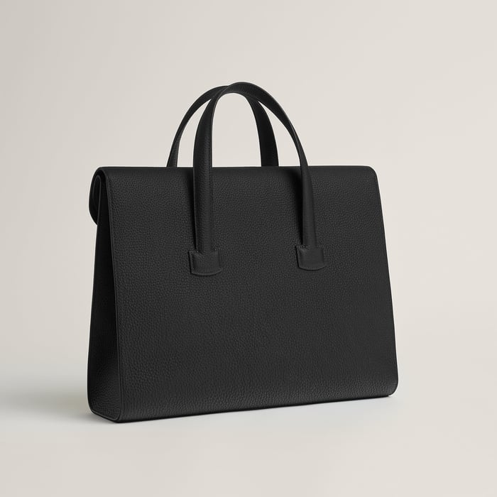 Noir Sac a Depeches Light 1-36 Briefcase