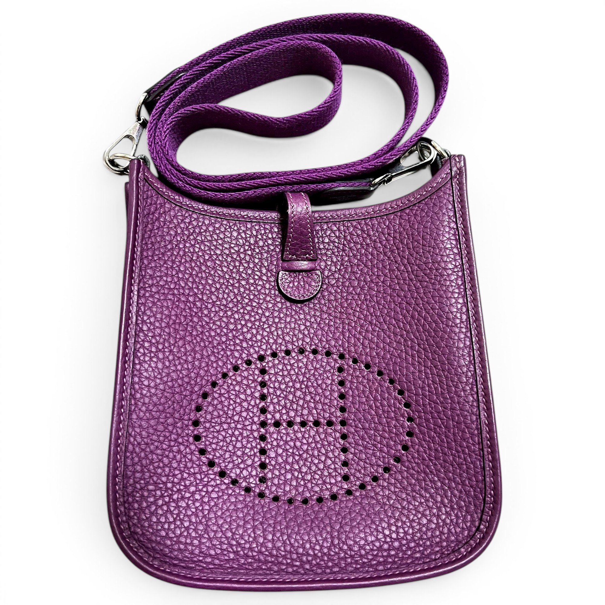 Mini Evelyne leather crossbody bag