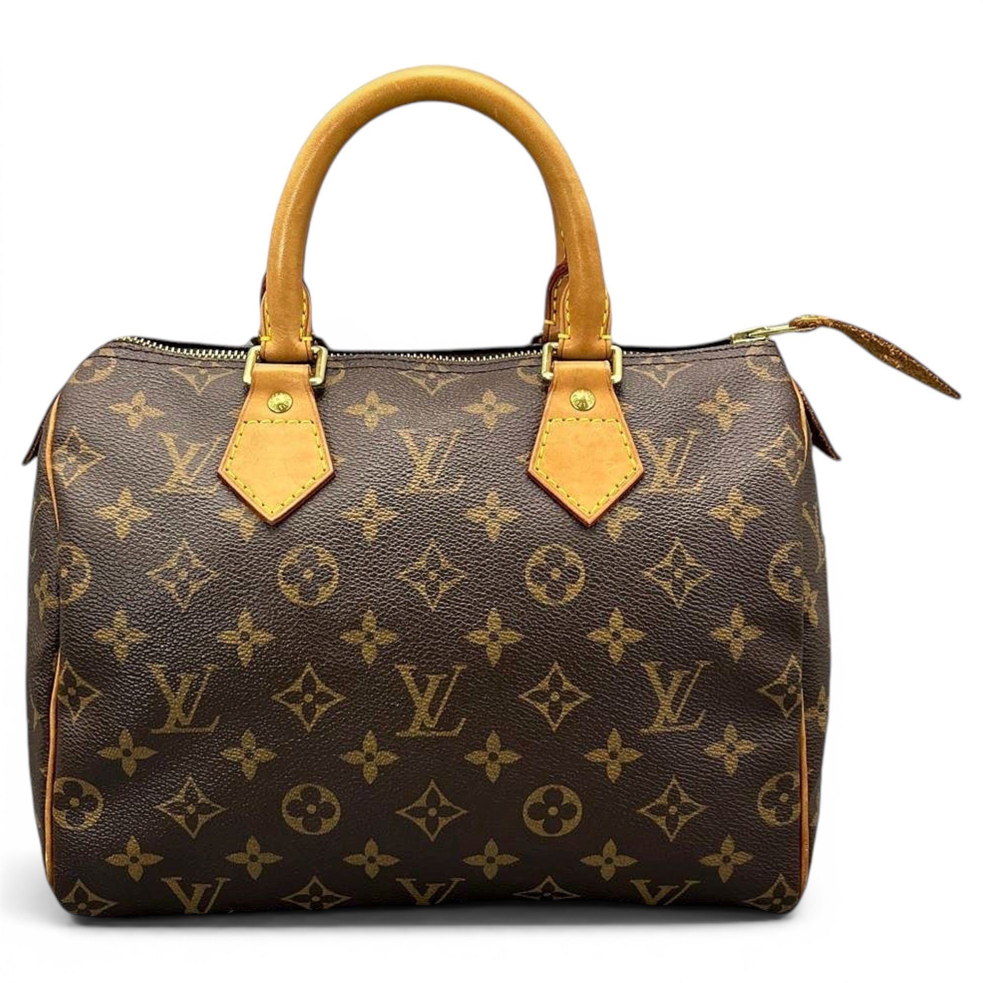 Speedy leather handbag