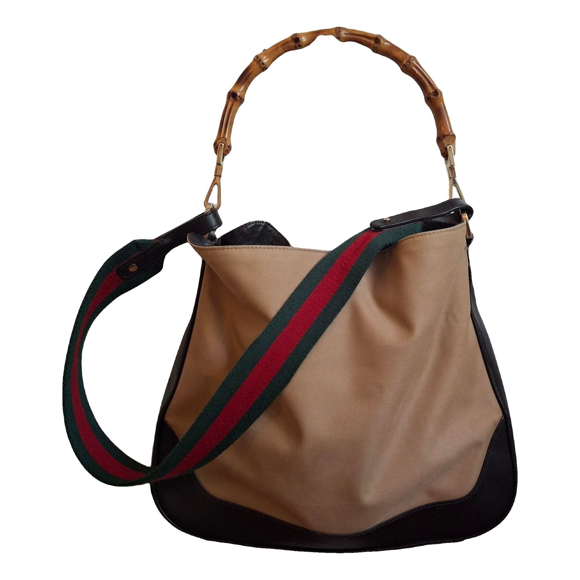 Bamboo Frame Satchel handbag