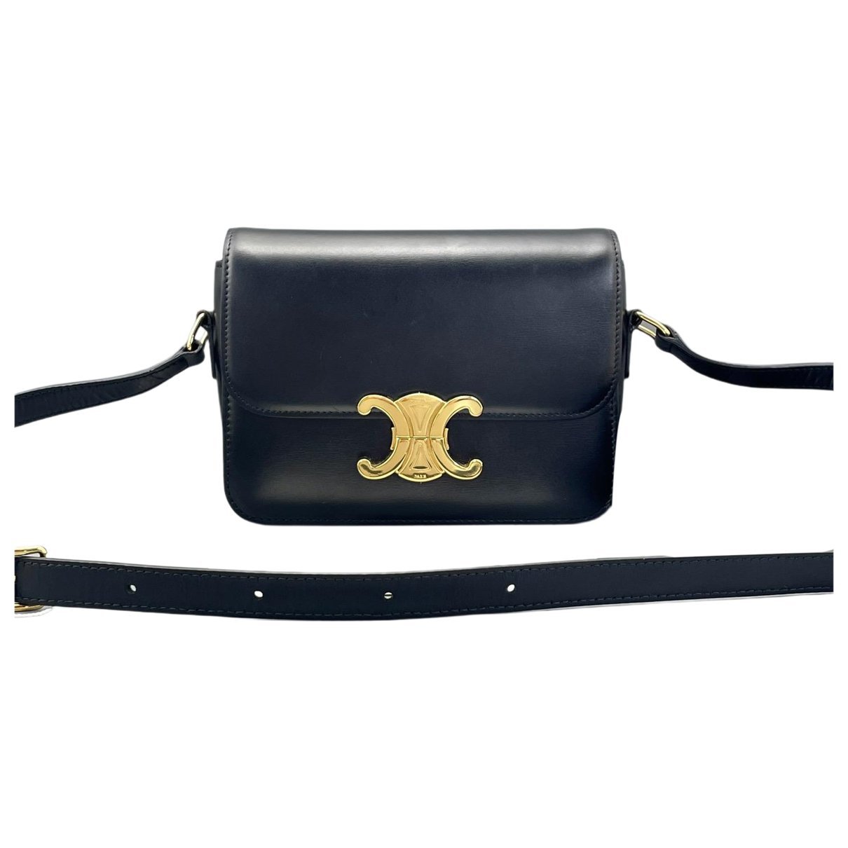 Triomphe leather handbag