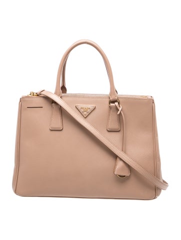 Saffiano Leather Galleria Double Zip Large