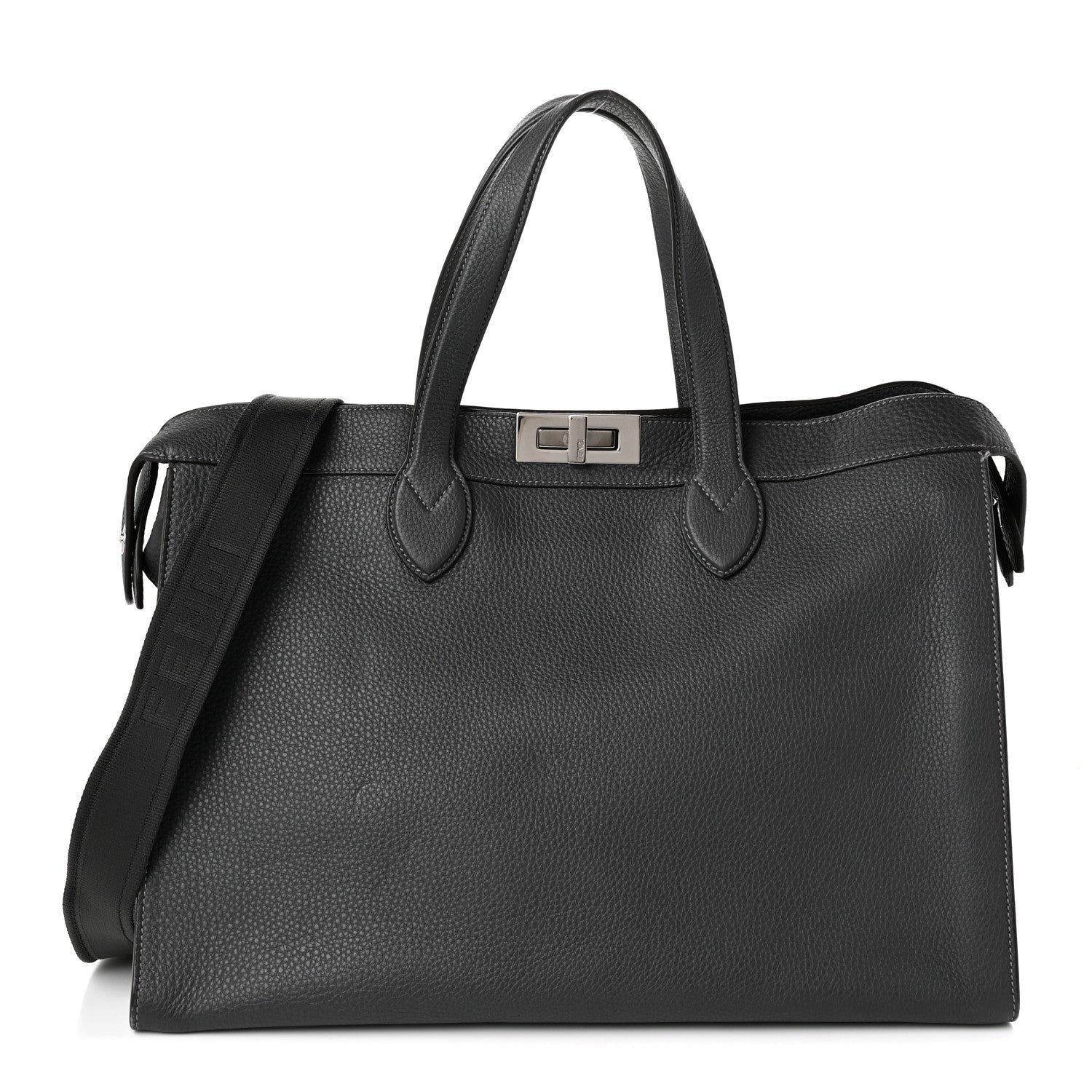 Fendi Fendi Cuoio Romano Peekaboo I SEE U Forty8 Satchel Asfalto Palladio
