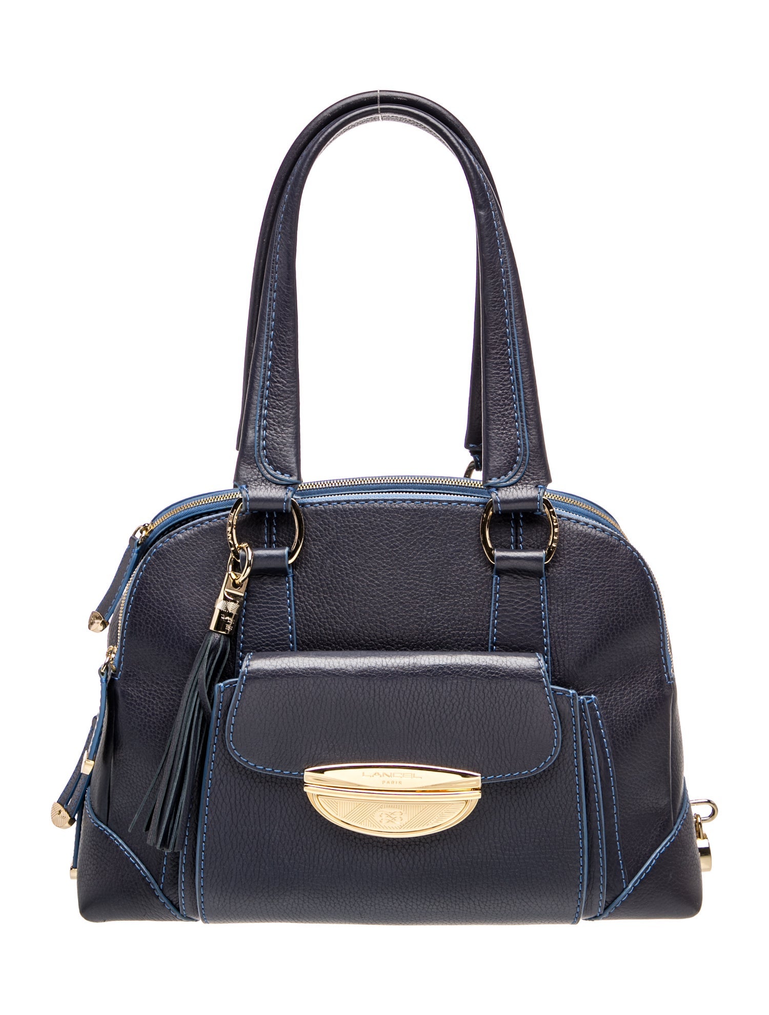 Lancel Leather Top Handle Bag