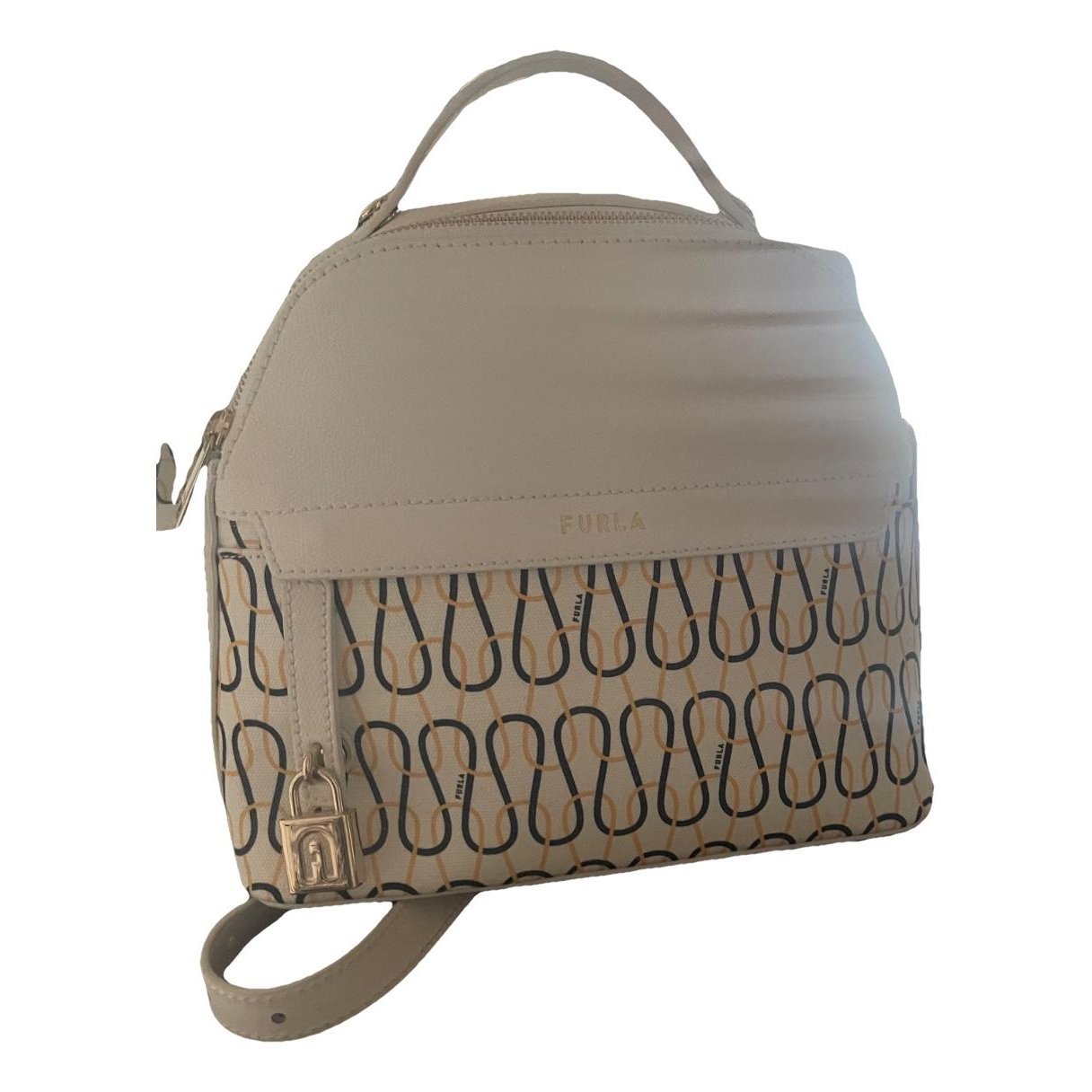 Leather backpack